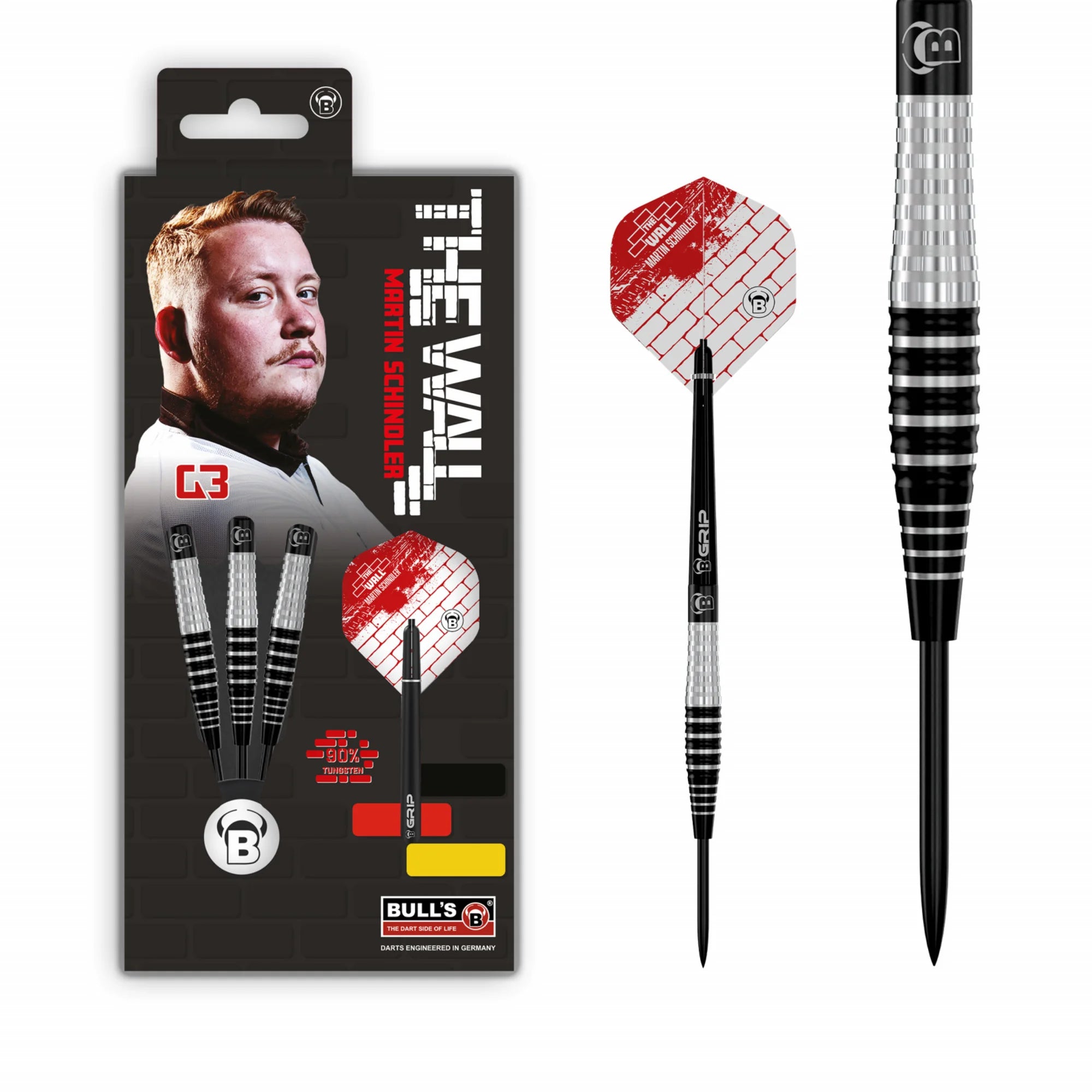 BULL'S Martin Schindler Gen.3 Steeldart 23g/90%