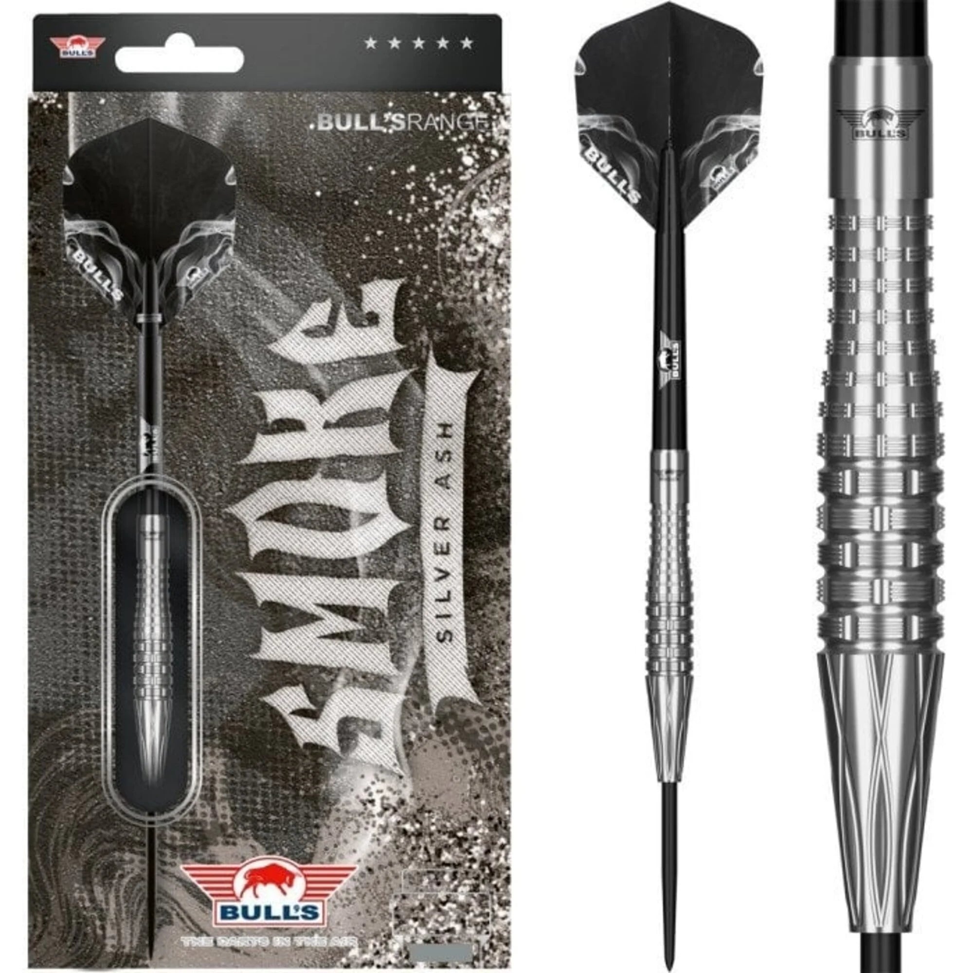 Bulls Smoke Silver Ash Steeldarts 23g/90%