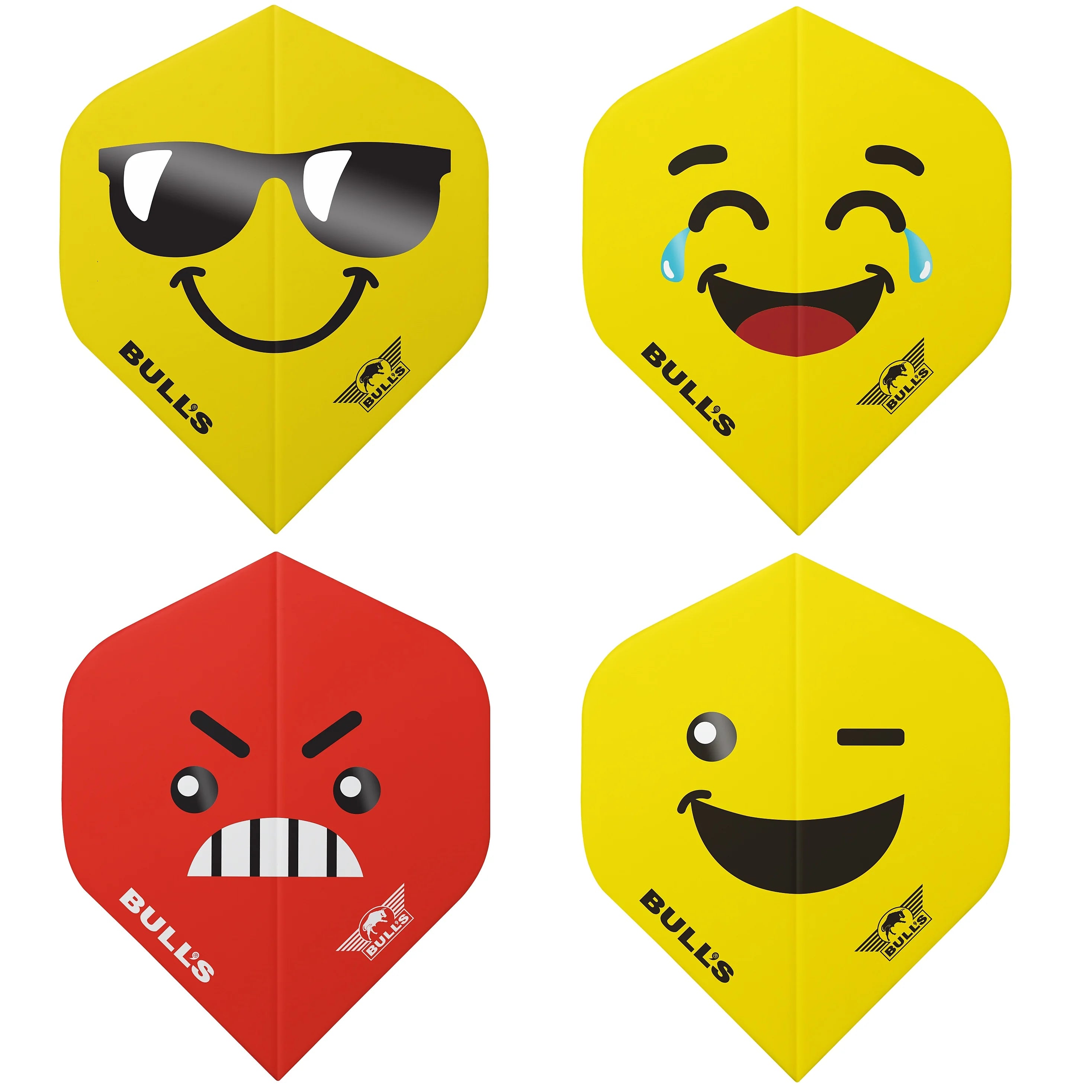 Bulls Dartflight No2 Smiley
