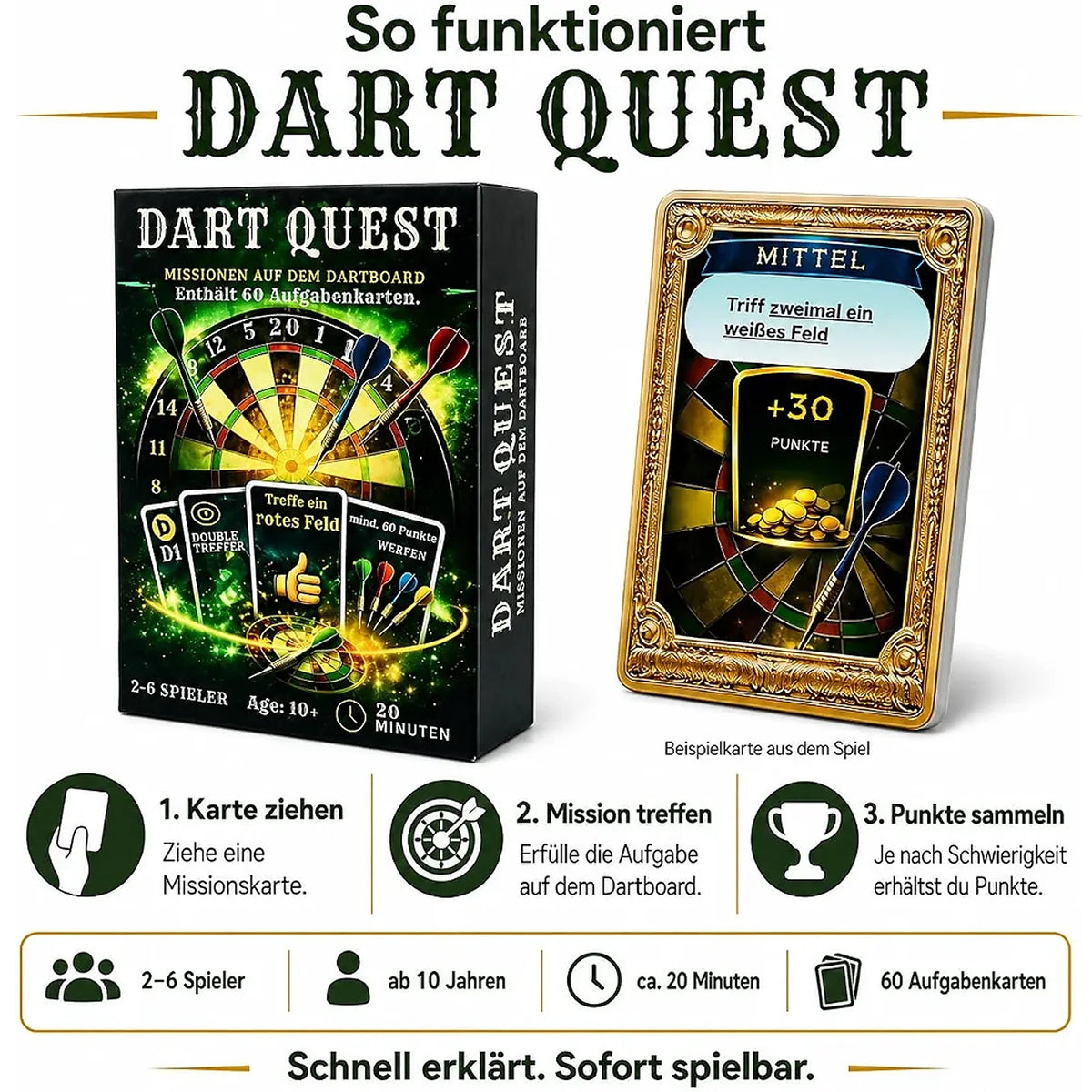 Dart Quest Darttrainingsspiel