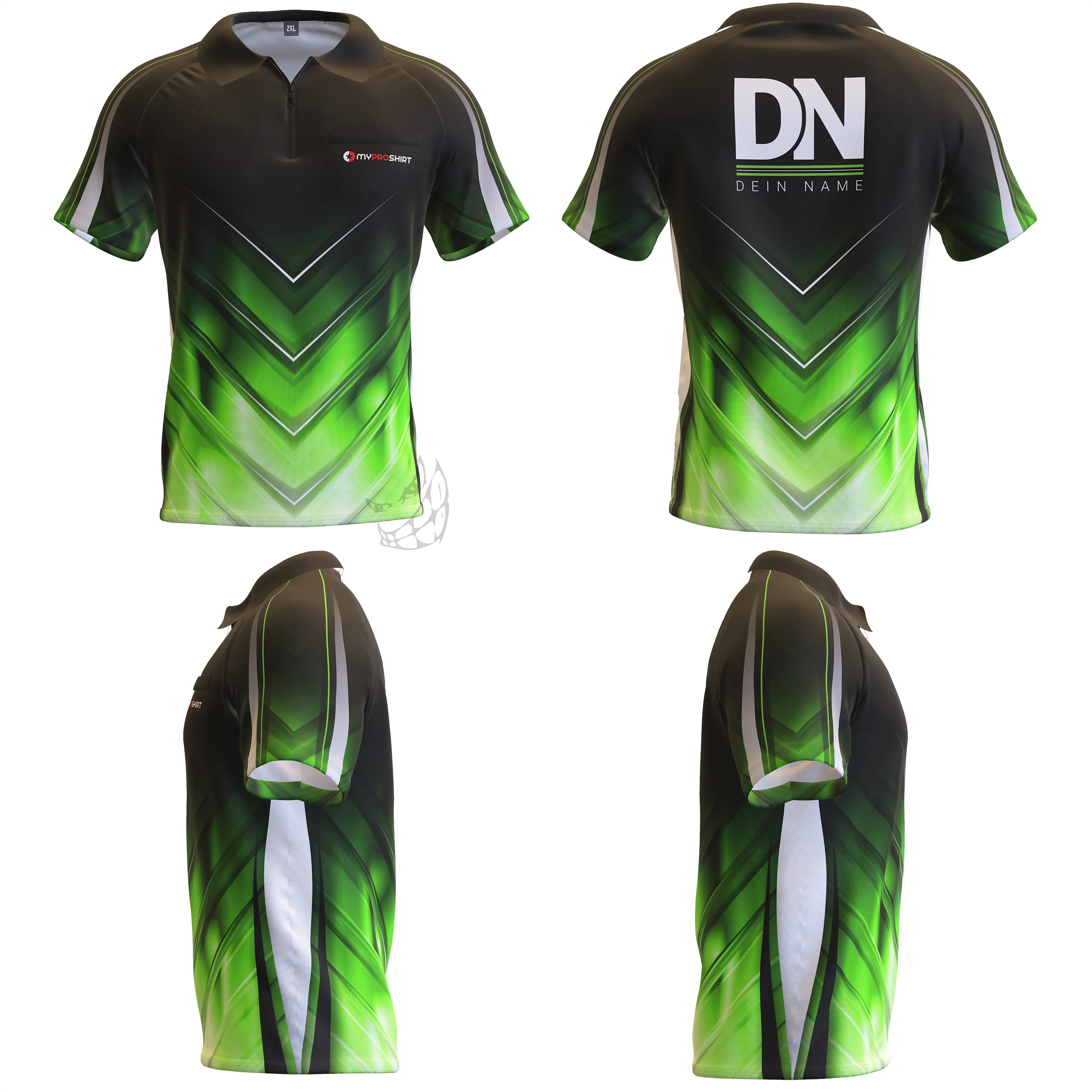 Fast Forward-Darts Shirt Grün