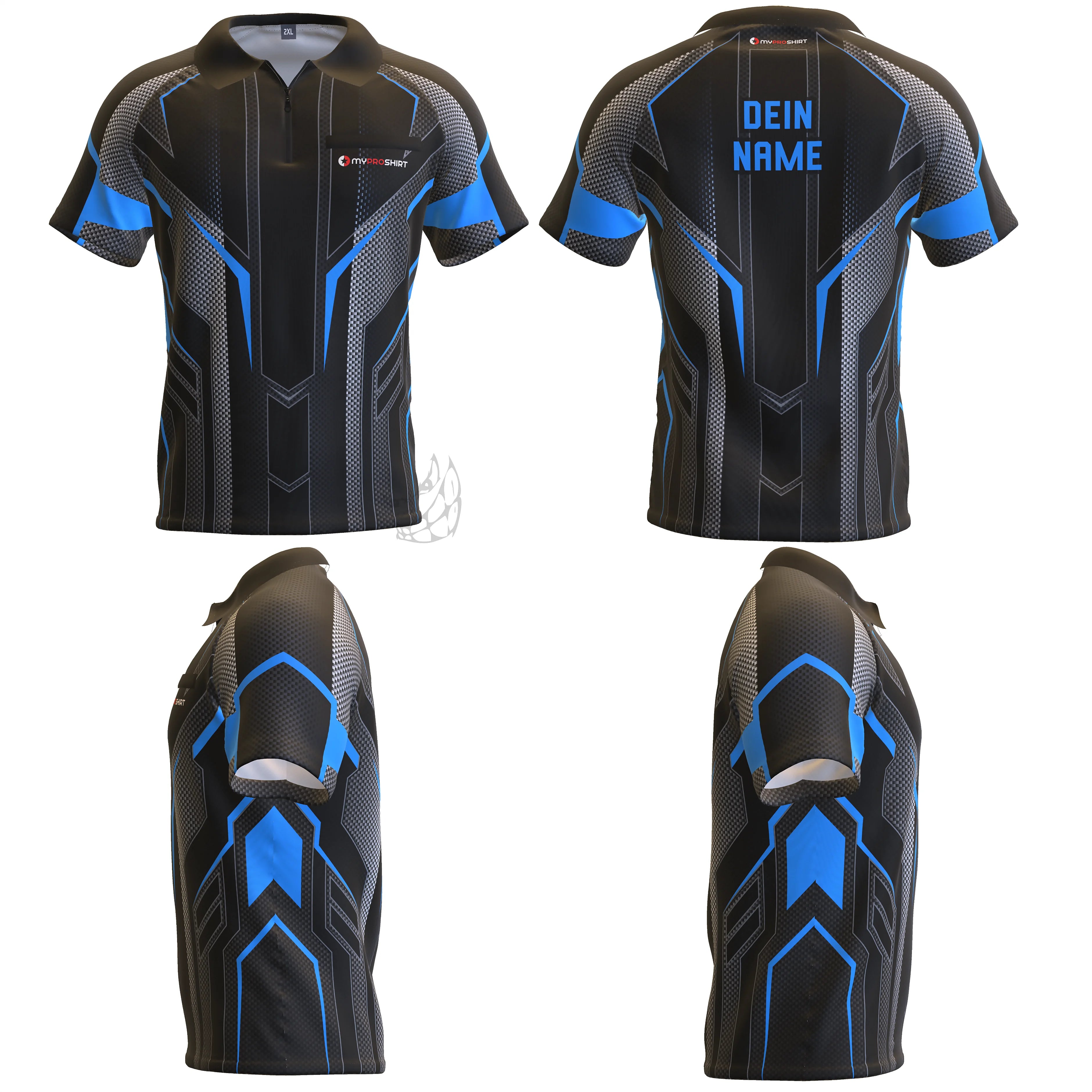 STR 8-Darts Shirt Blau