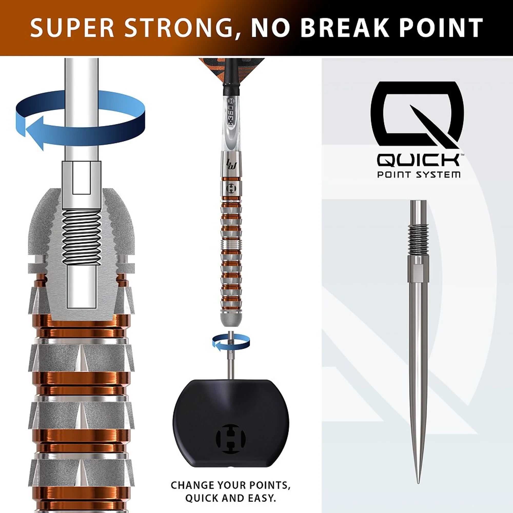 Harrows Luke Woodhouse S3 Steeldart QP 23g/90%