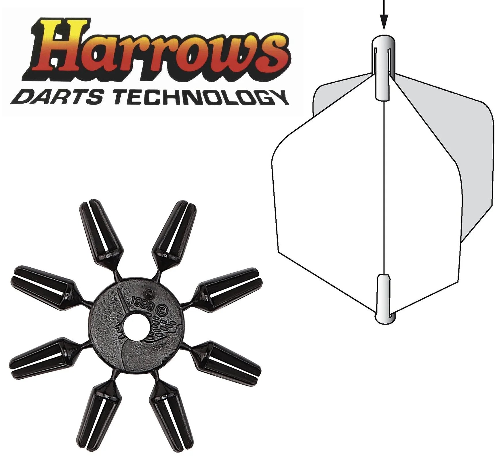 Harrows Flight Protectors Black