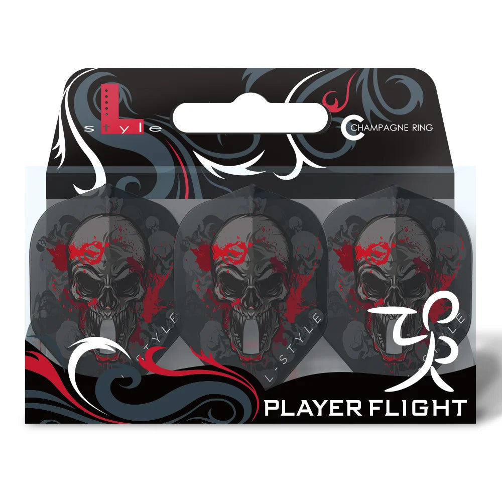 L-Style L1 Pro Ryan Searle V2 Dart Flight - Clear Black