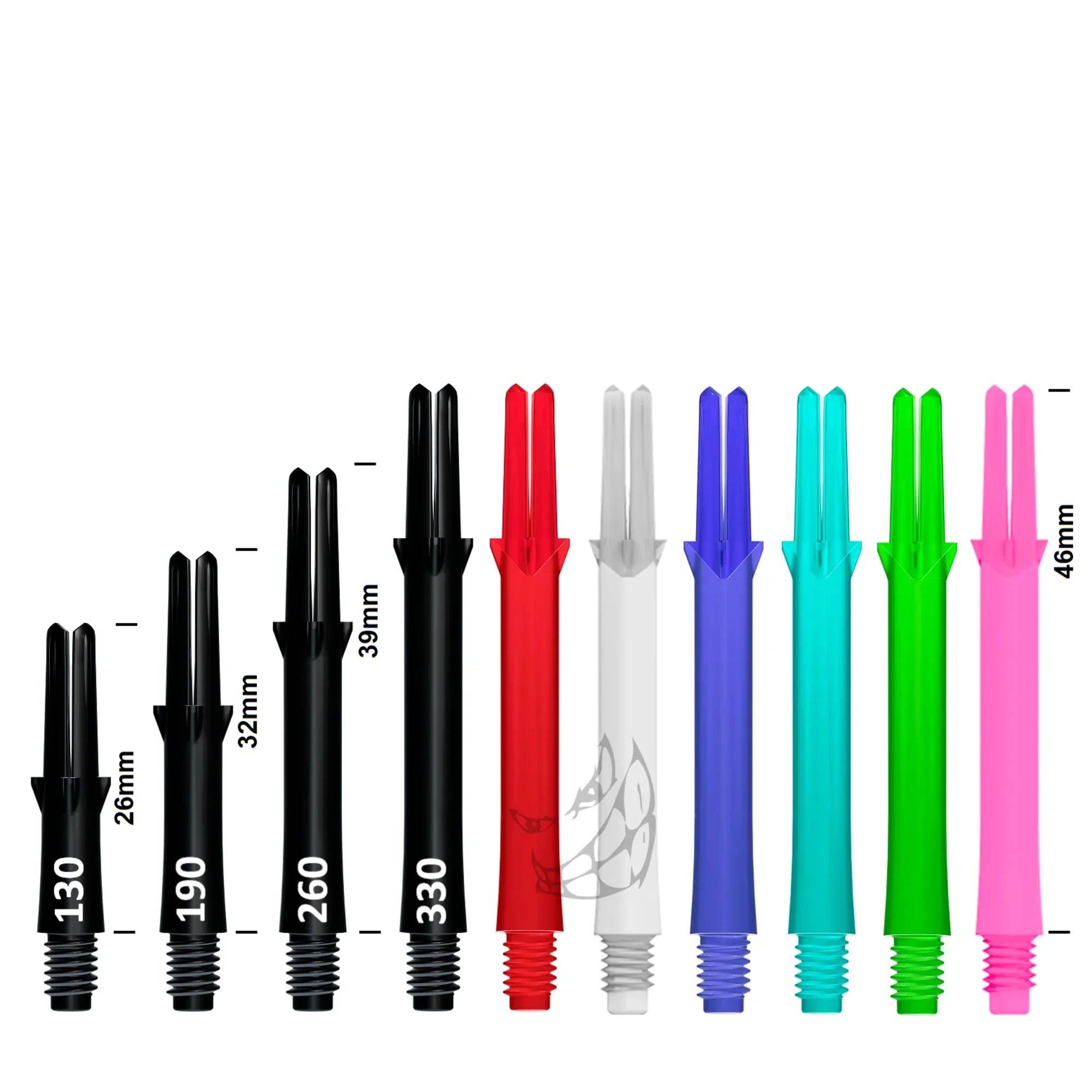 L-Style Dart Shaft Shell Lock Straight