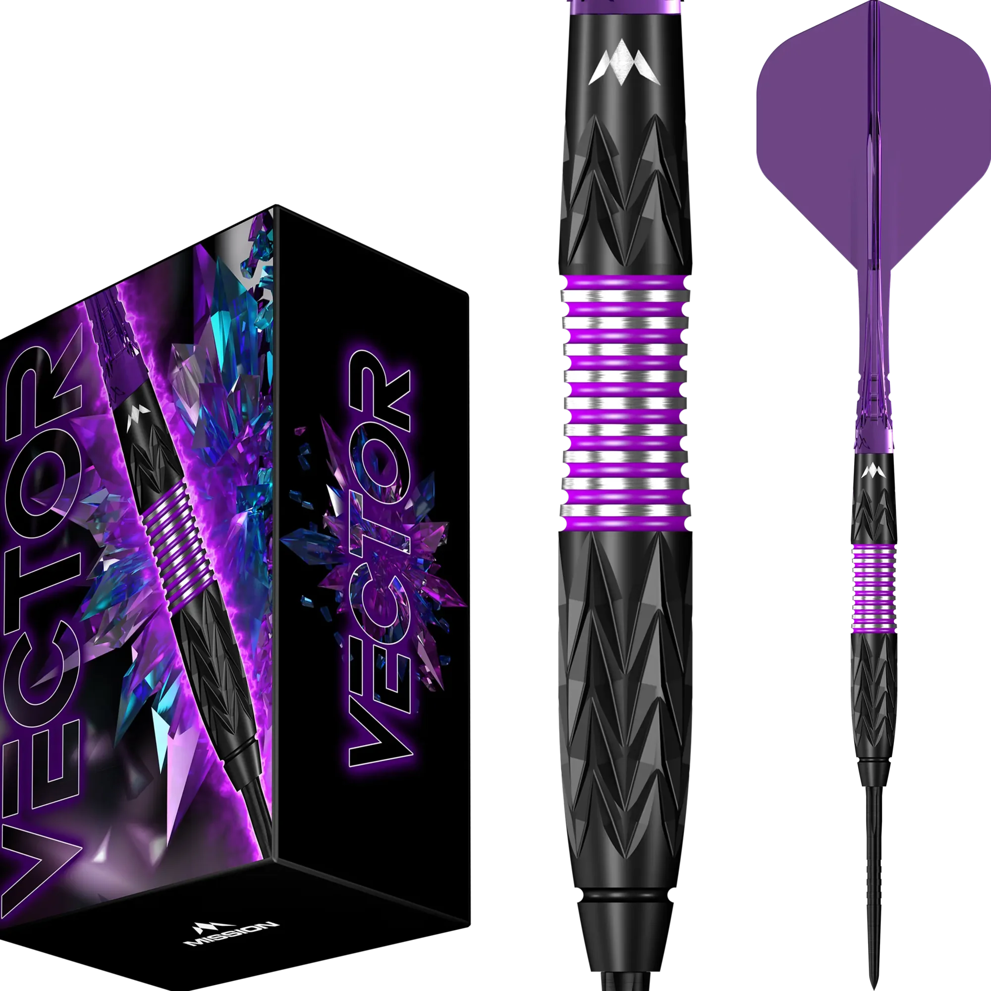 Mission VECTOR Steeldart mit EVO Points 22g/95%