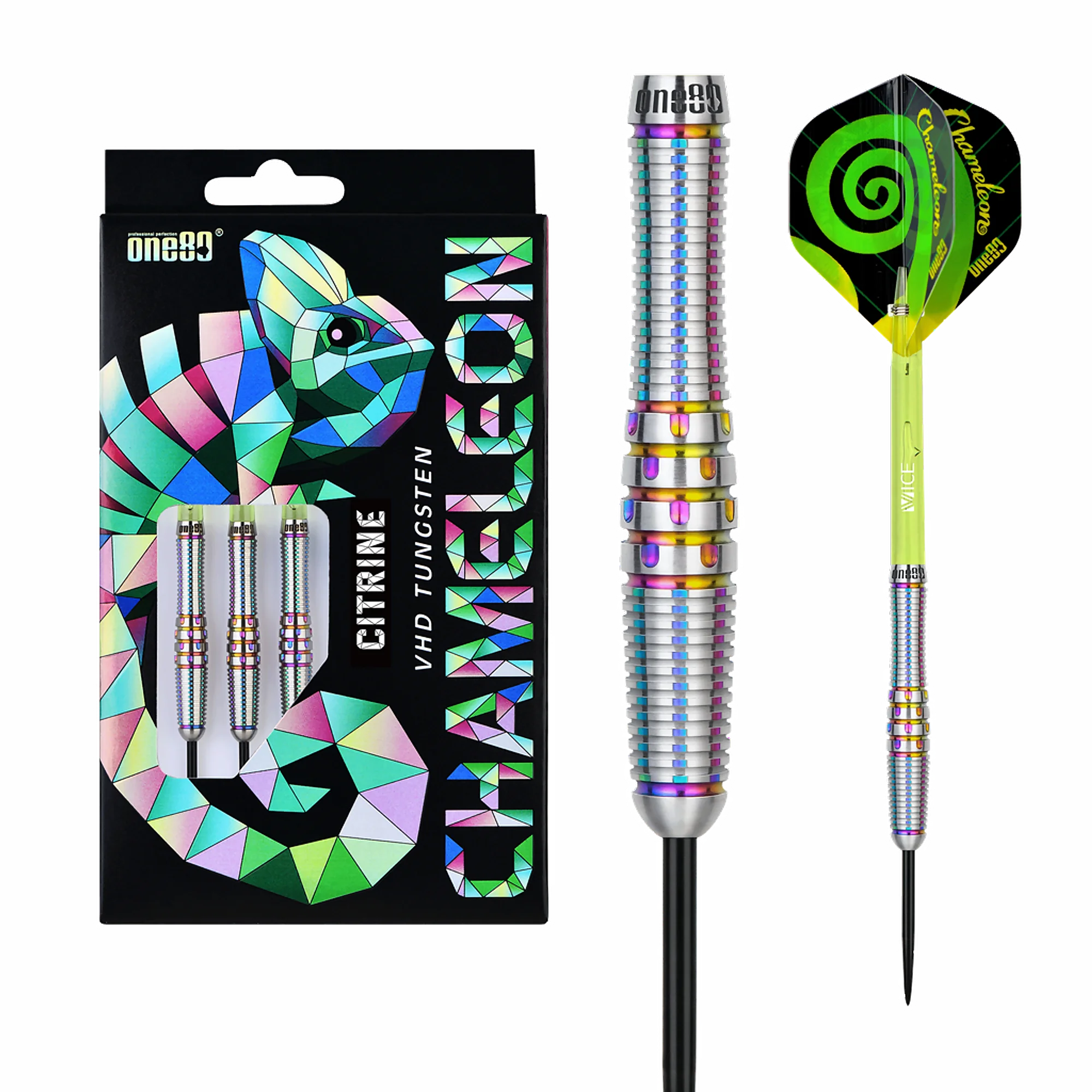 One80 Chameleon Citrine Steeldarts 22-24g