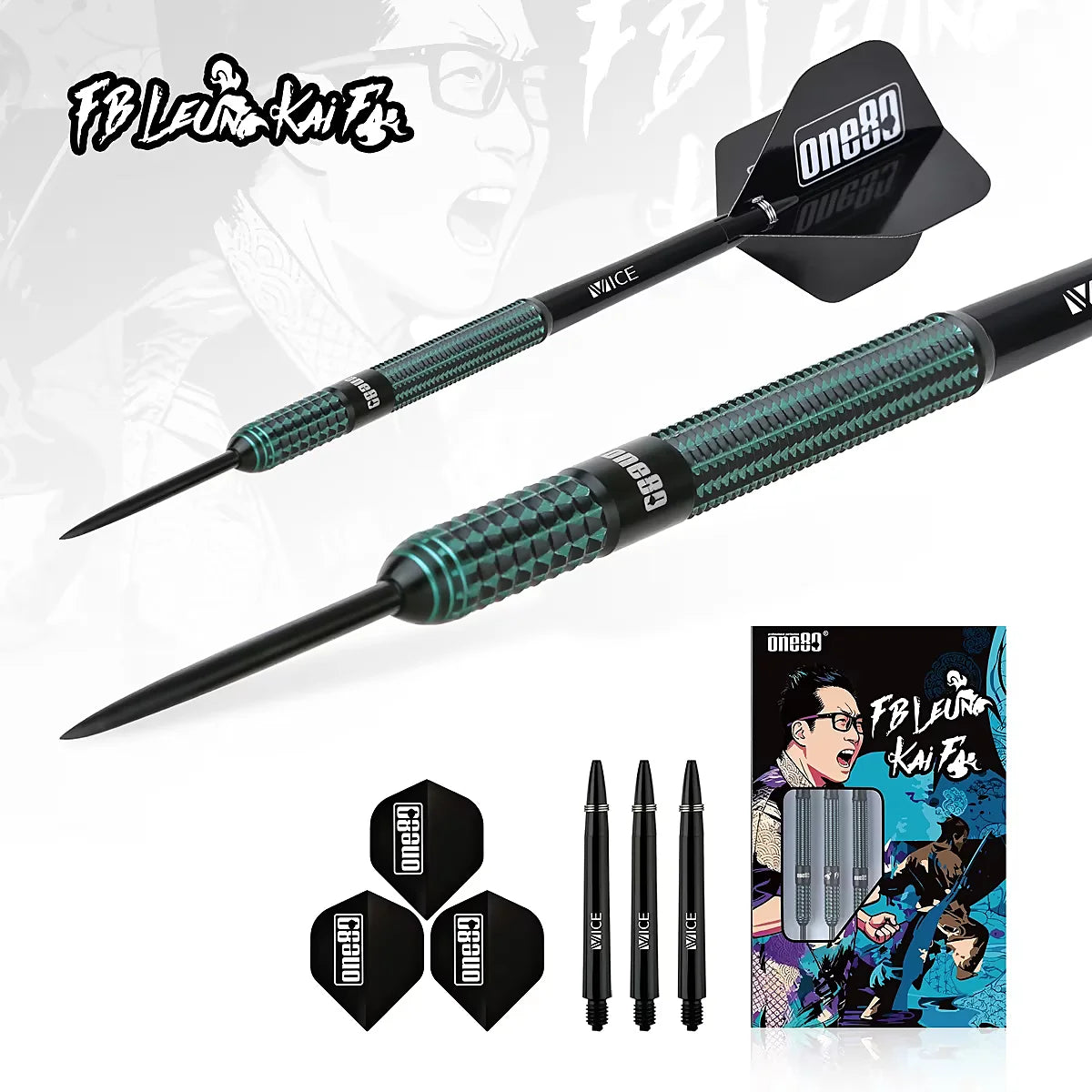 One80 FB Kai Fan Leung V3 Steeldart 24g/90%