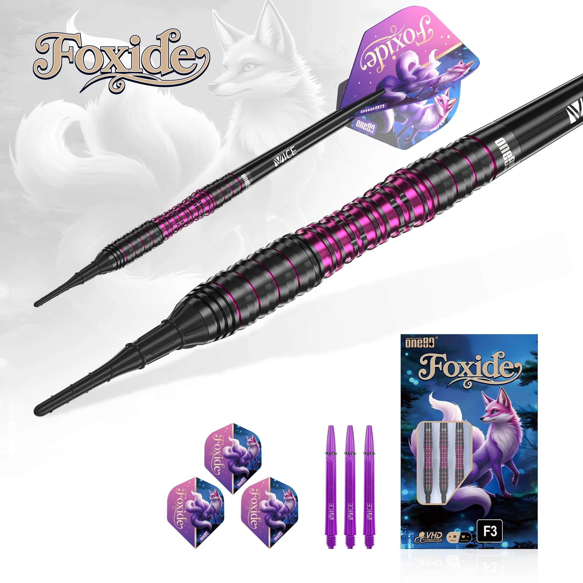 One80 FOXIDE F3 Softdart 22g/90%