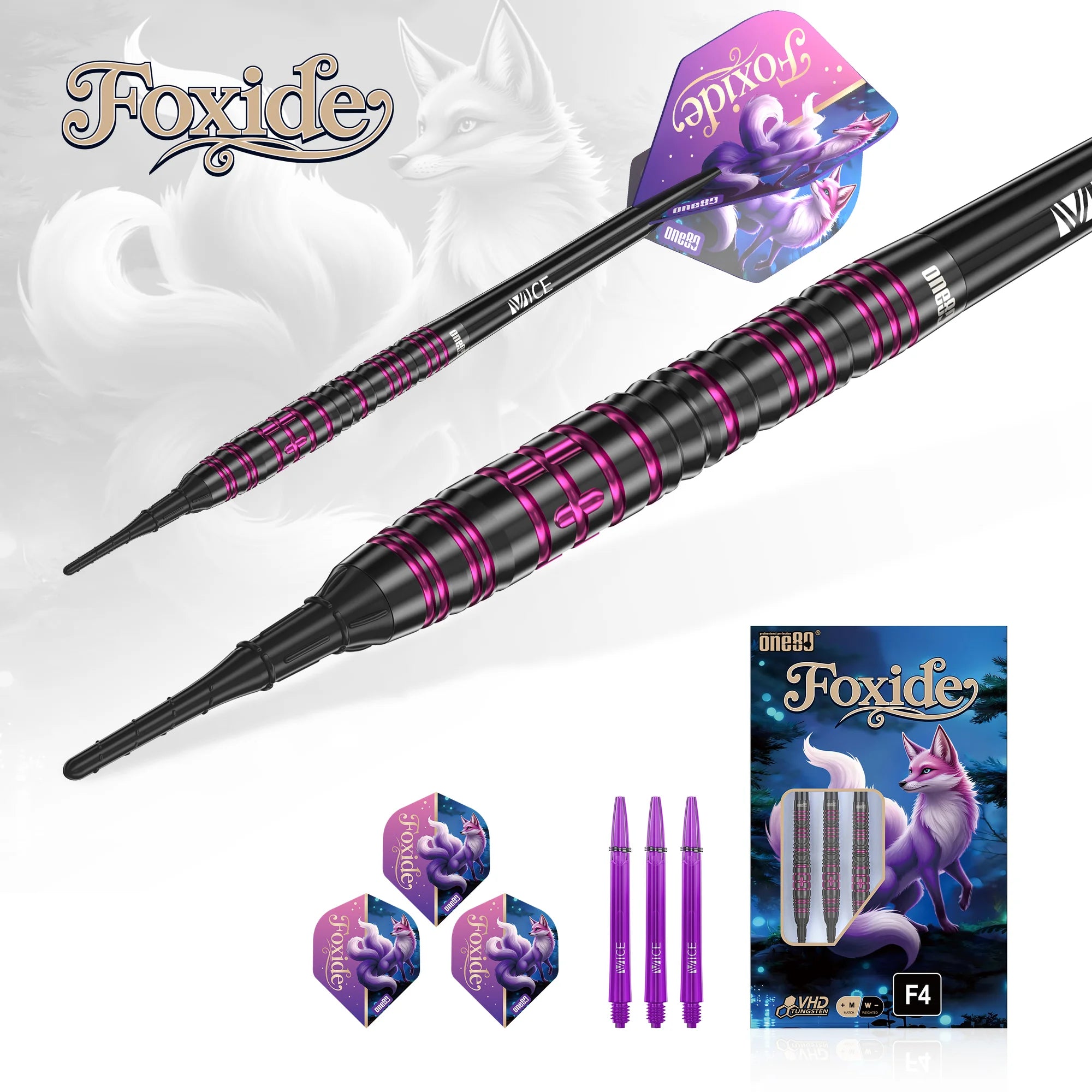 One80 FOXIDE F4 Softdart 22g/90%