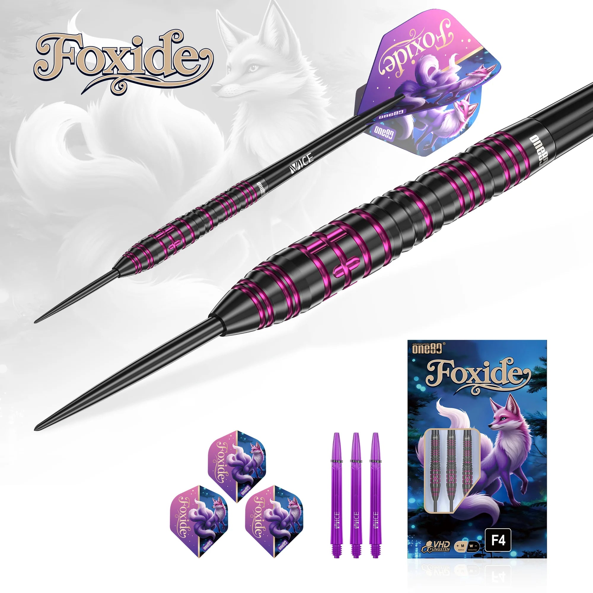 One80 FOXIDE F4 Steeldarts 22g