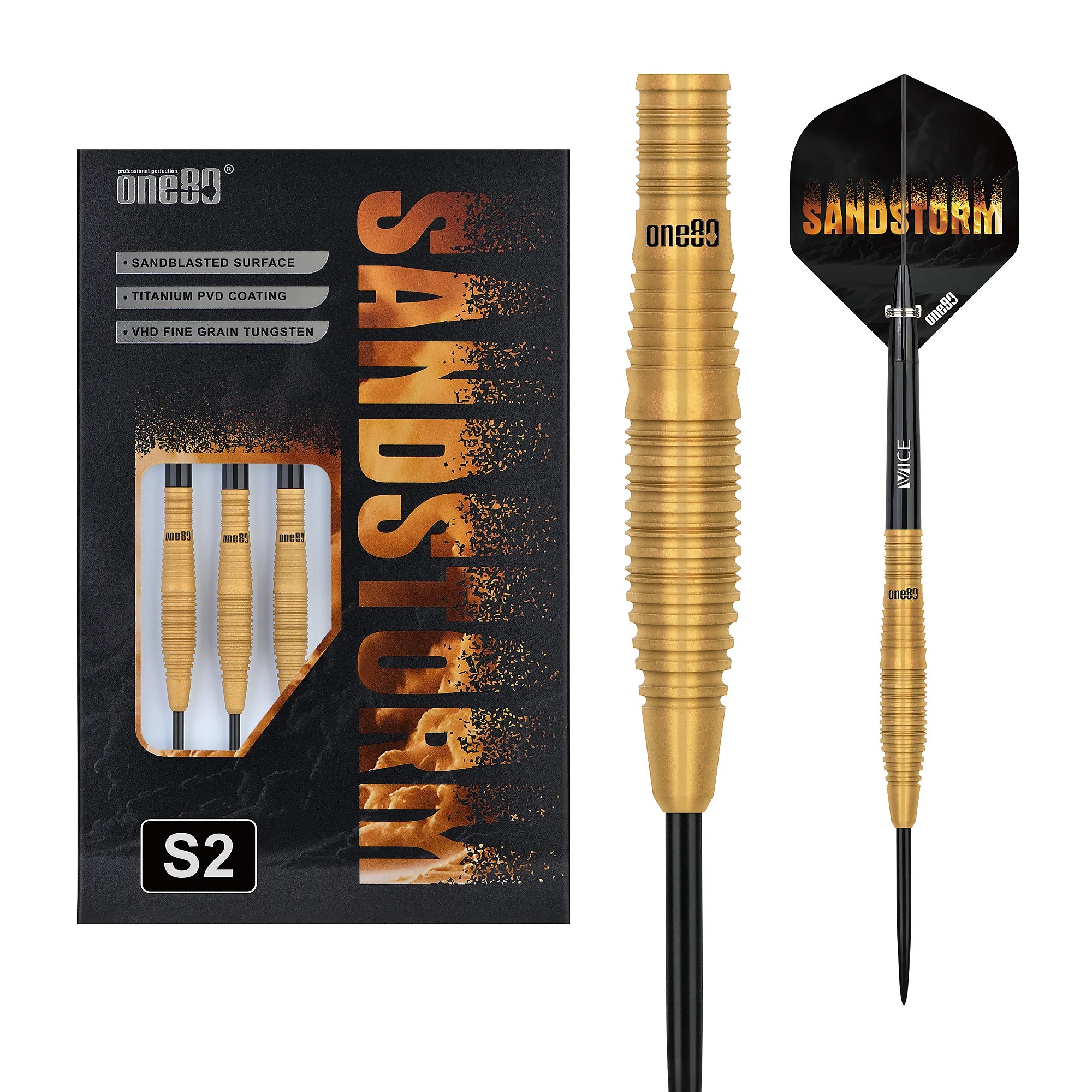 One80 Sandstorm S2 Steel Dart 24g/90%