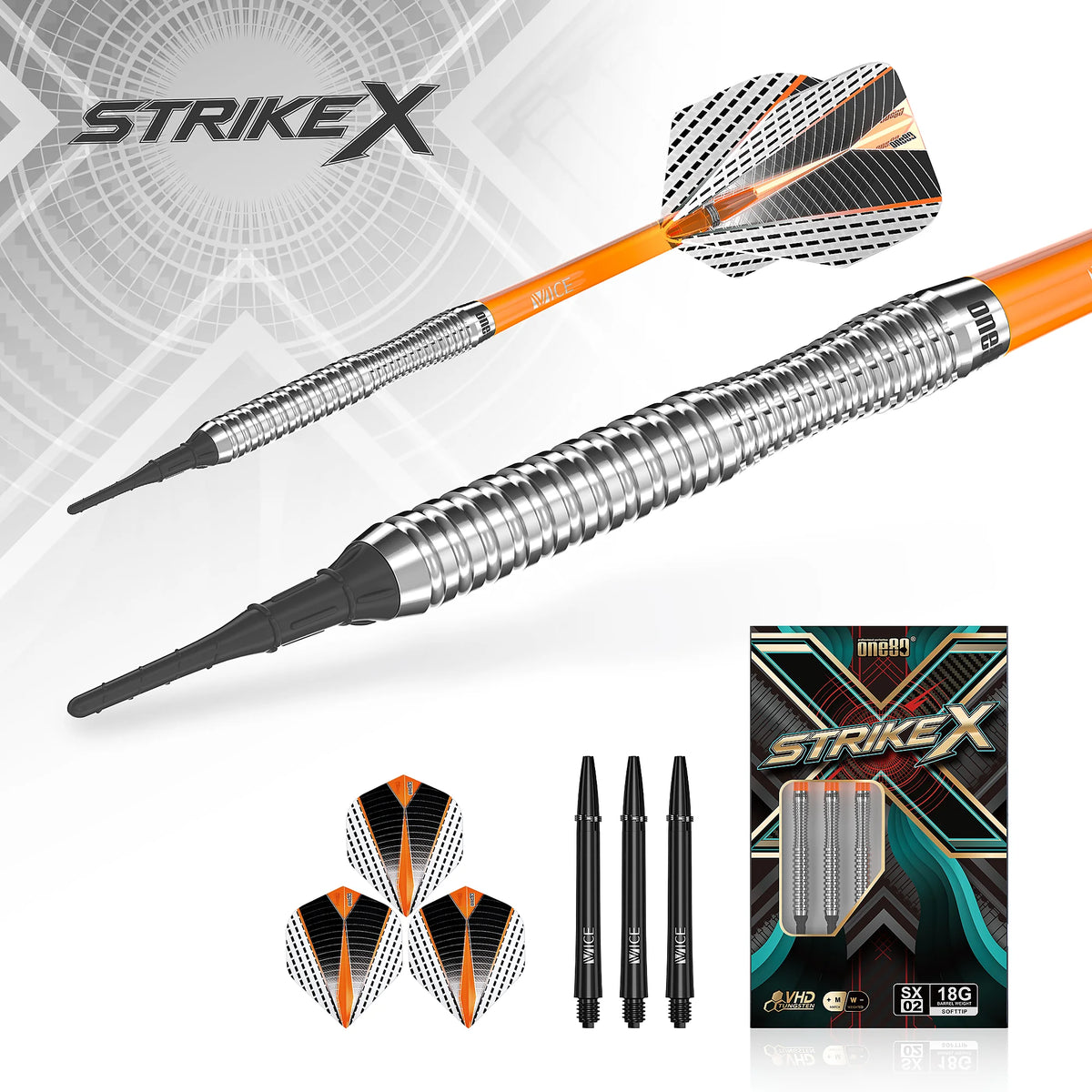 One80 Strike X 02 Softdarts 20g