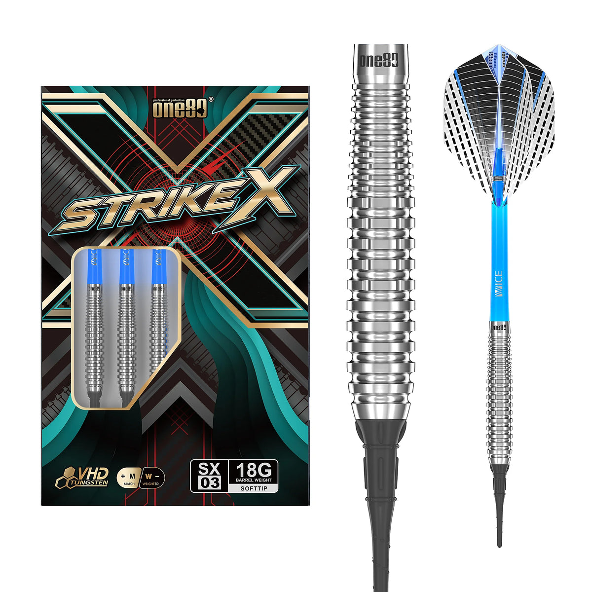 One80 Strike X 03 Softdarts 20g