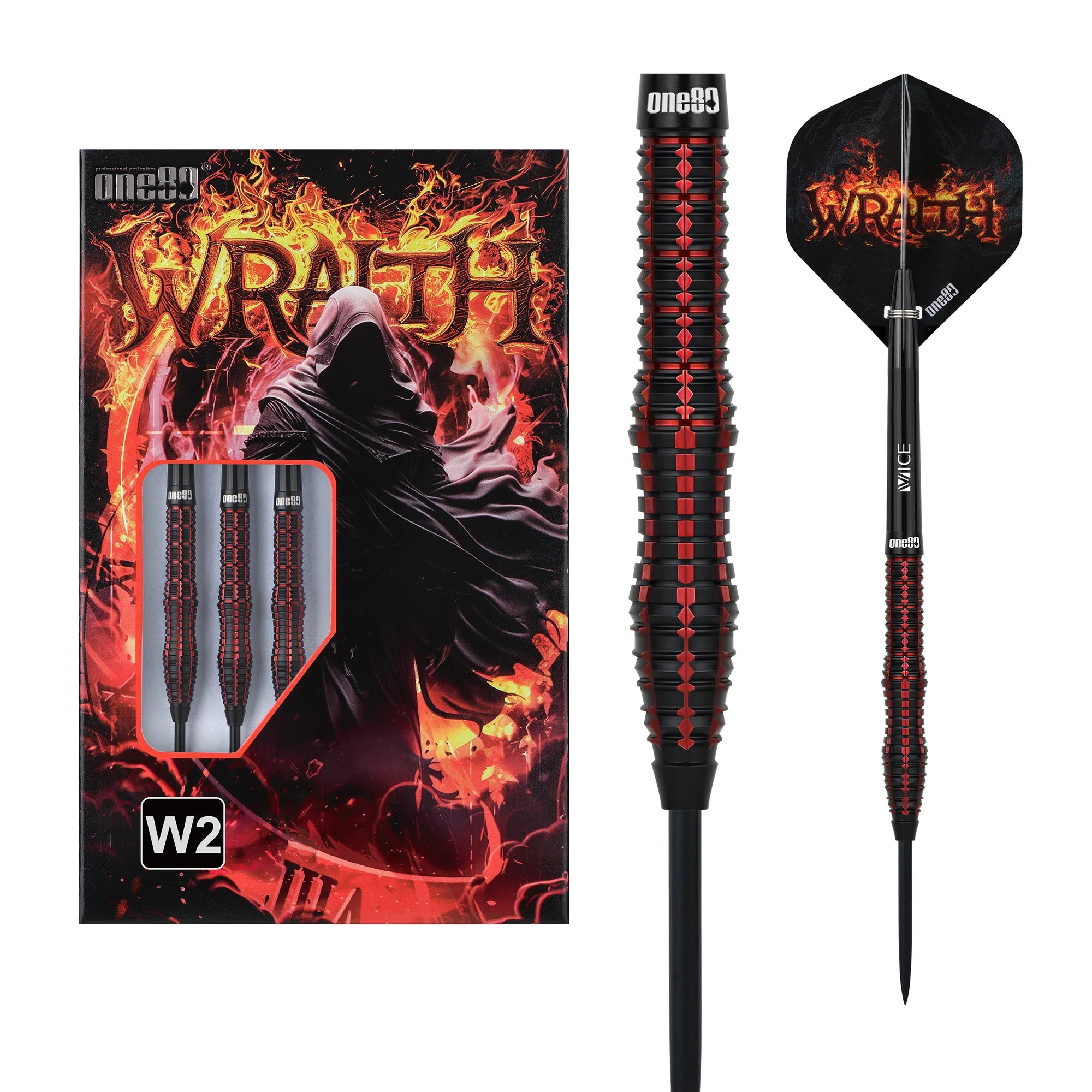 One80 WRAITH W2 Steel Dart 22g/90%