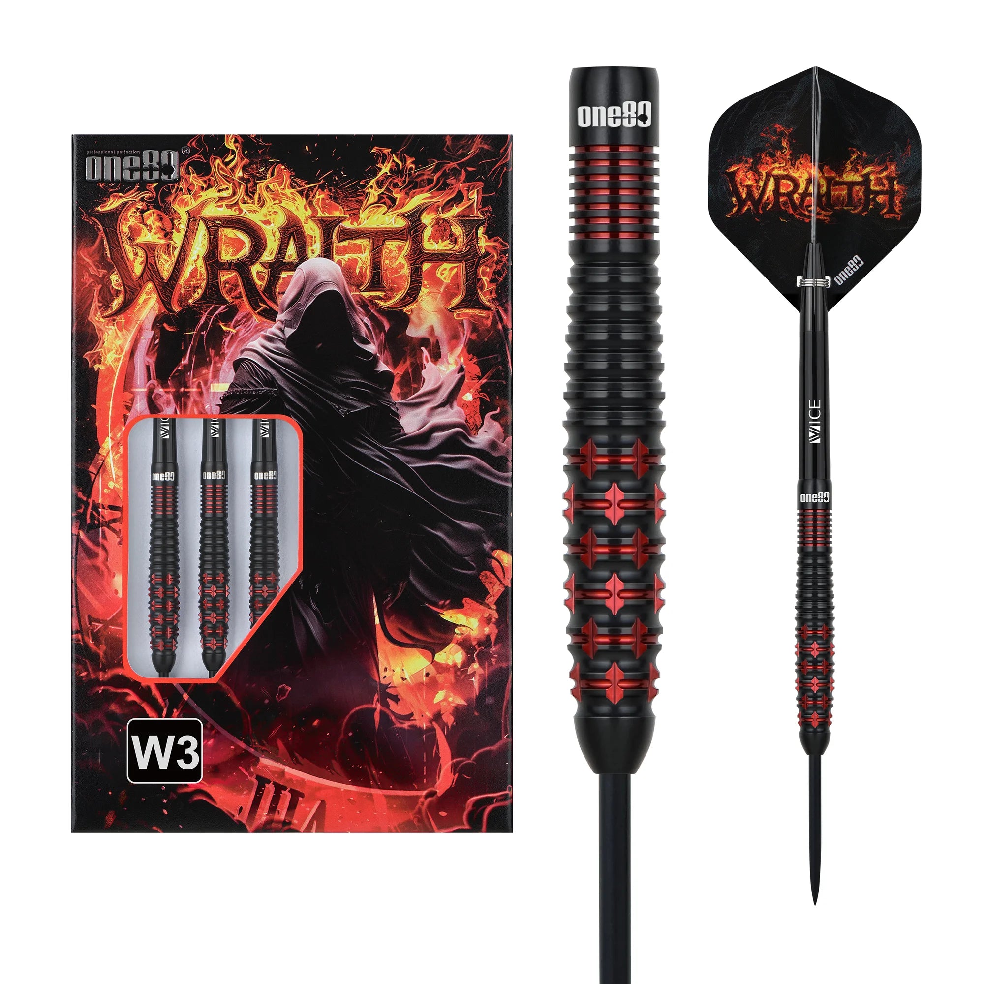 One80 WRAITH W3 Steel Dart 23g/90%