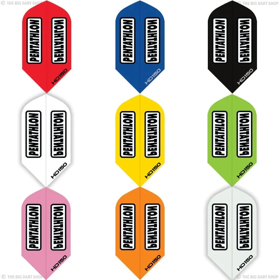 Pentathlon Dart Flights Slim Transparent Window 150 Micron