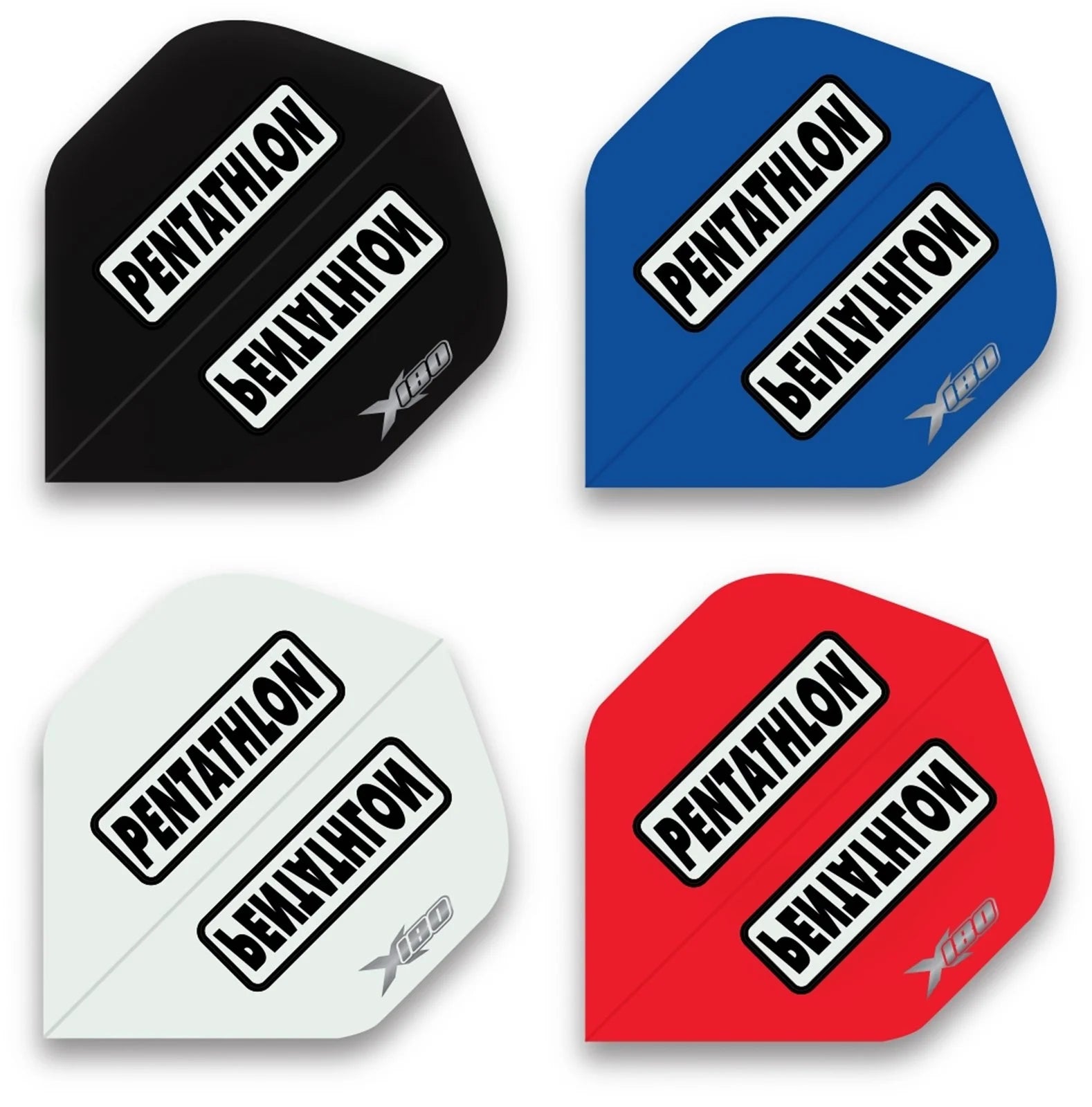 Pentathlon Dart Flights No2 Transparent Window 180 Micron