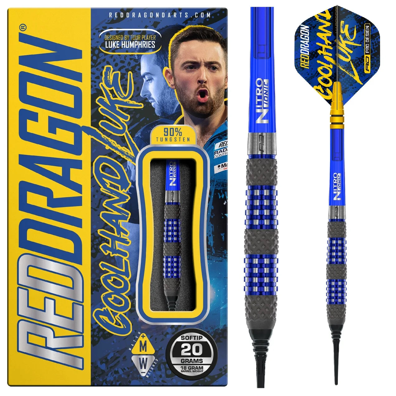 Red Dragon Luke Humphries TX2 Atomised Soft Dart 20g/90%