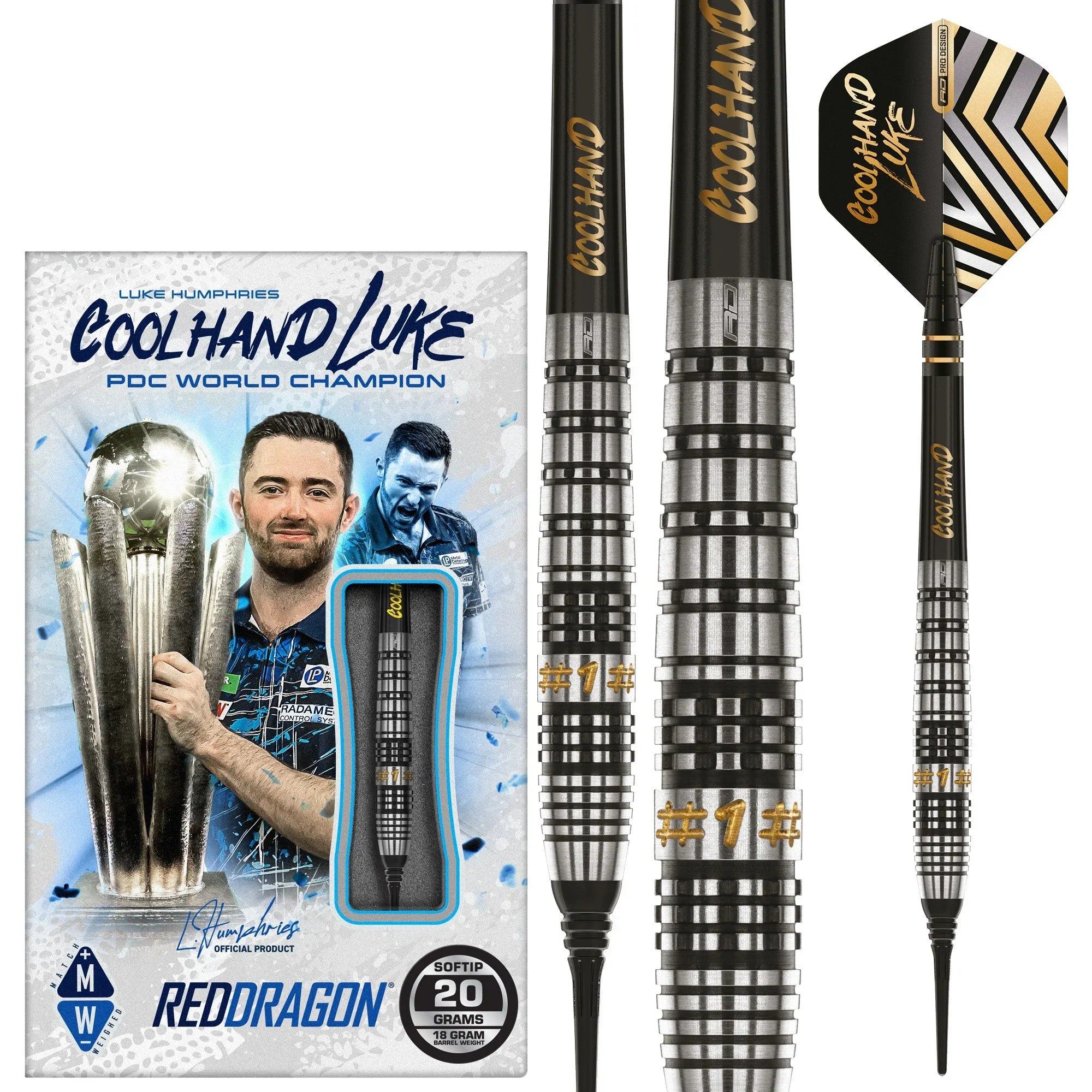 Red Dragon Luke Humphries PRESTIGE Soft Dart 20g/90%