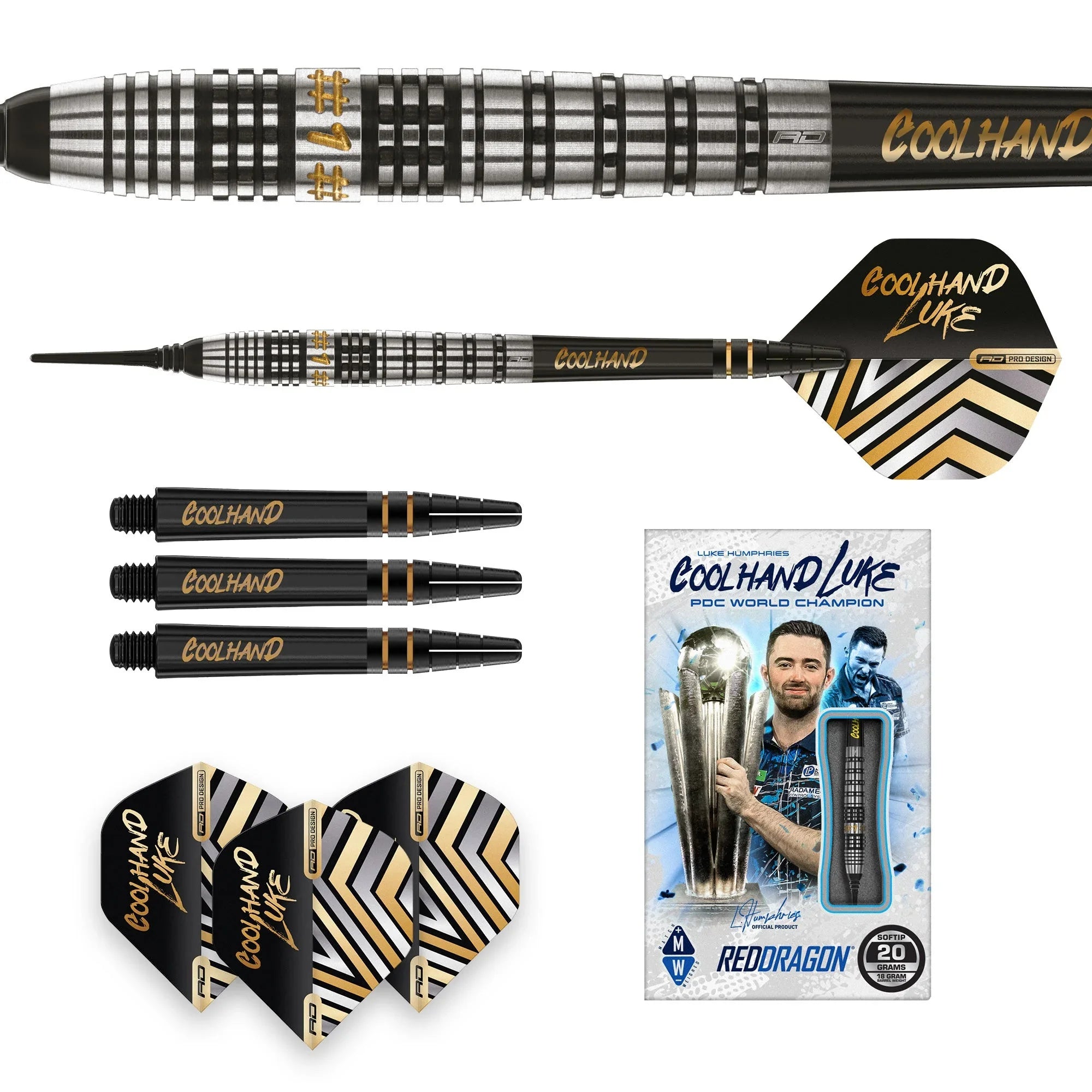 Red Dragon Luke Humphries PRESTIGE Soft Dart 20g/90%
