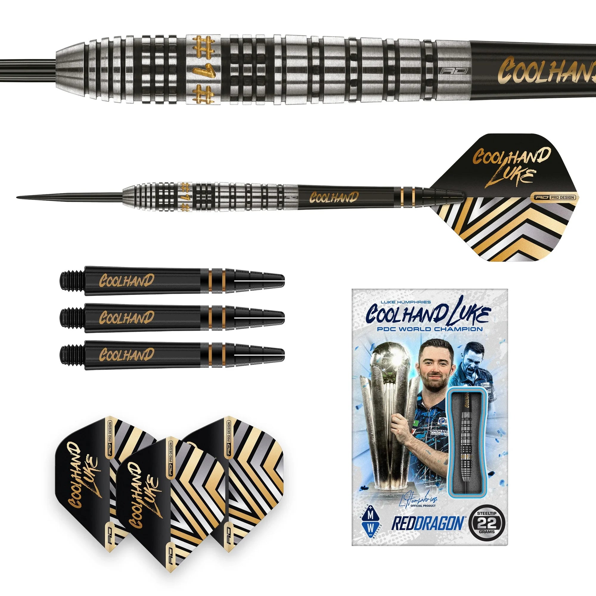 Red Dragon Luke Humphries PRESTIGE Steel Dart 22g/90%