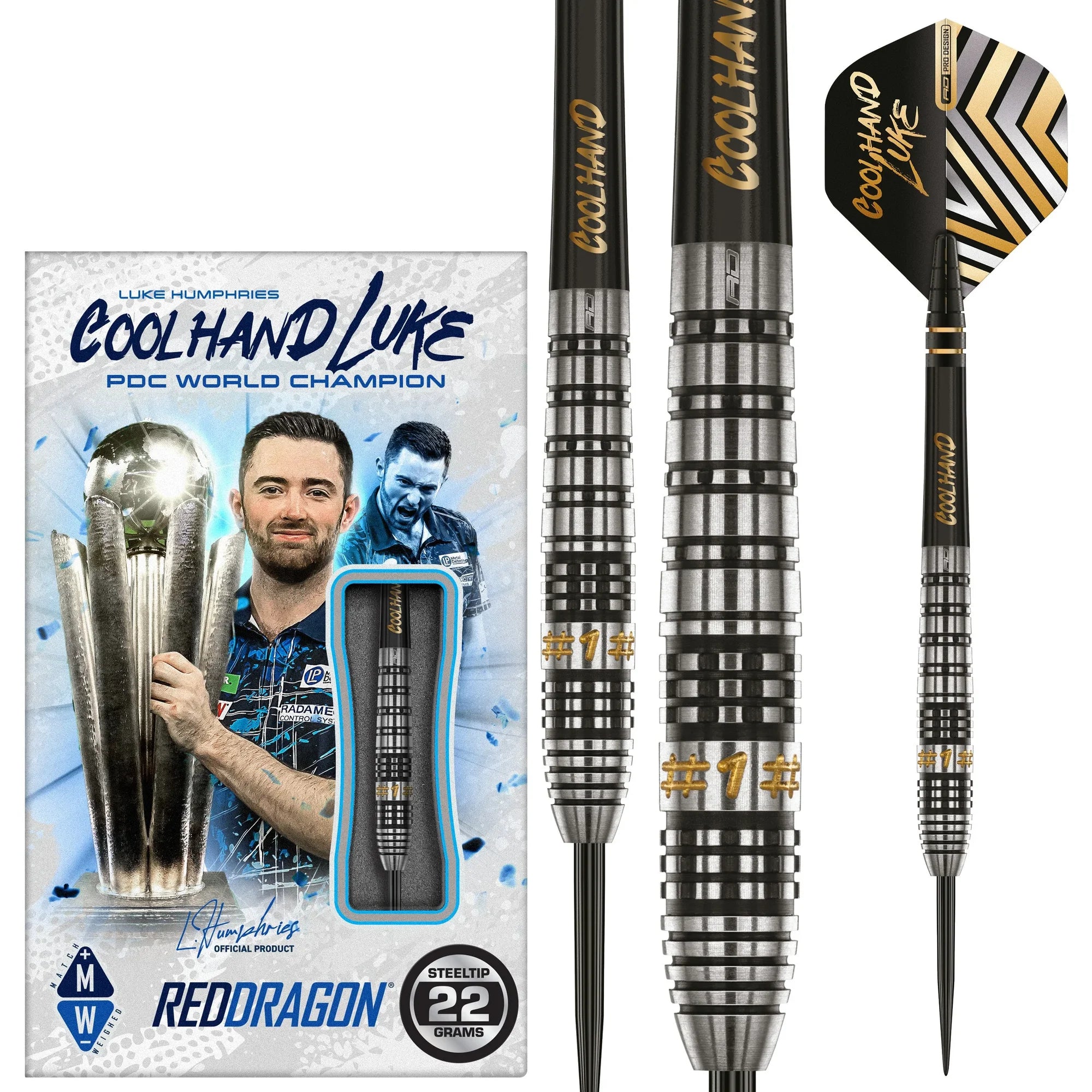 Red Dragon Luke Humphries PRESTIGE Steel Dart 22g/90%