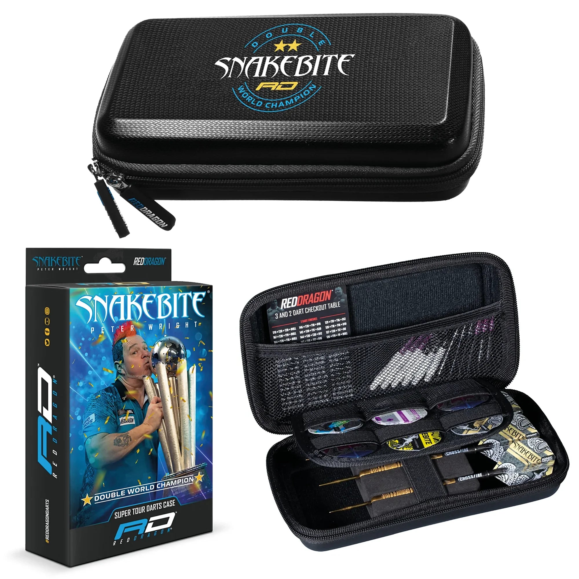 Red Dragon Peter Wright Super Tour Darts Case