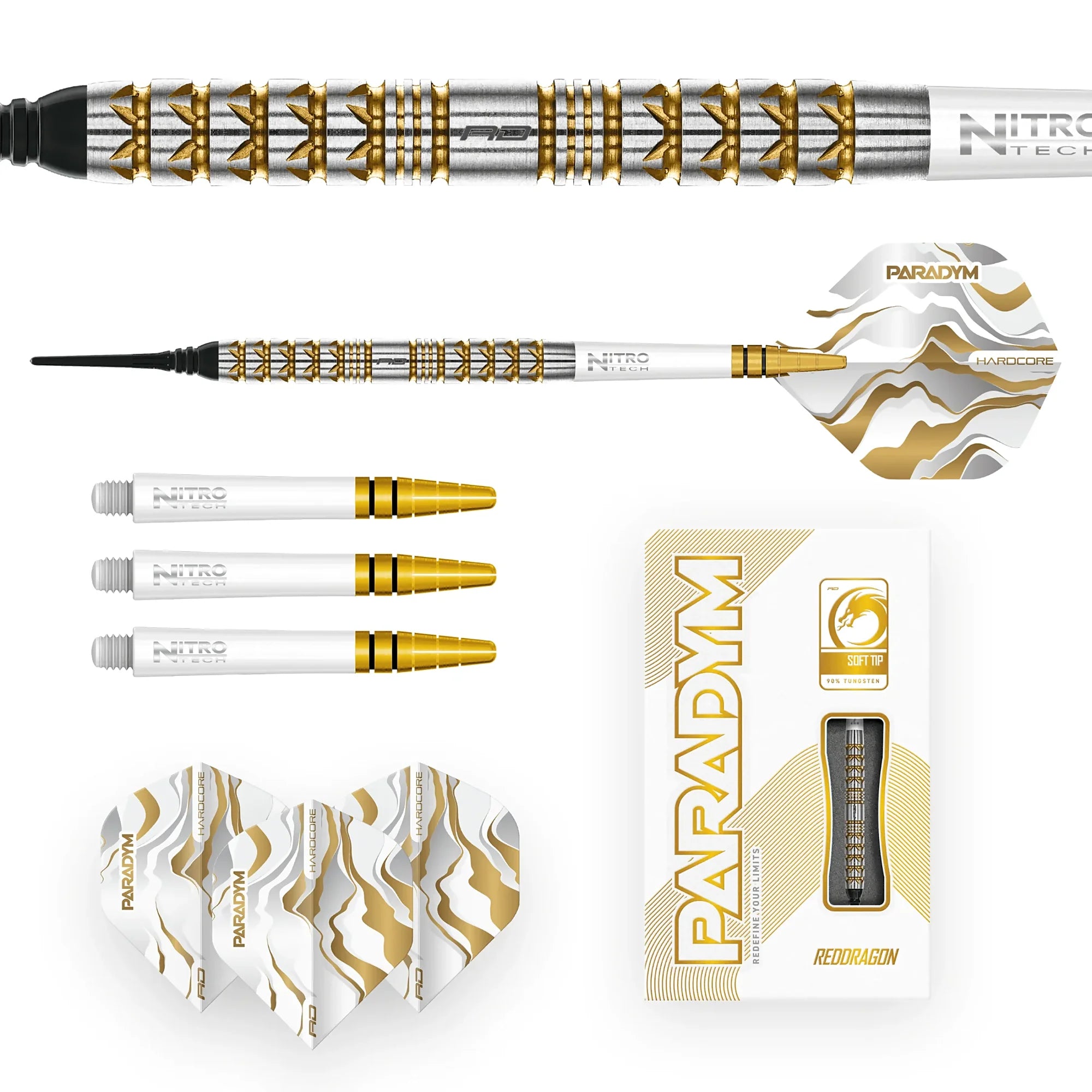 Red Dragon Paradym Paralell Gold Soft Dart 20g/90%