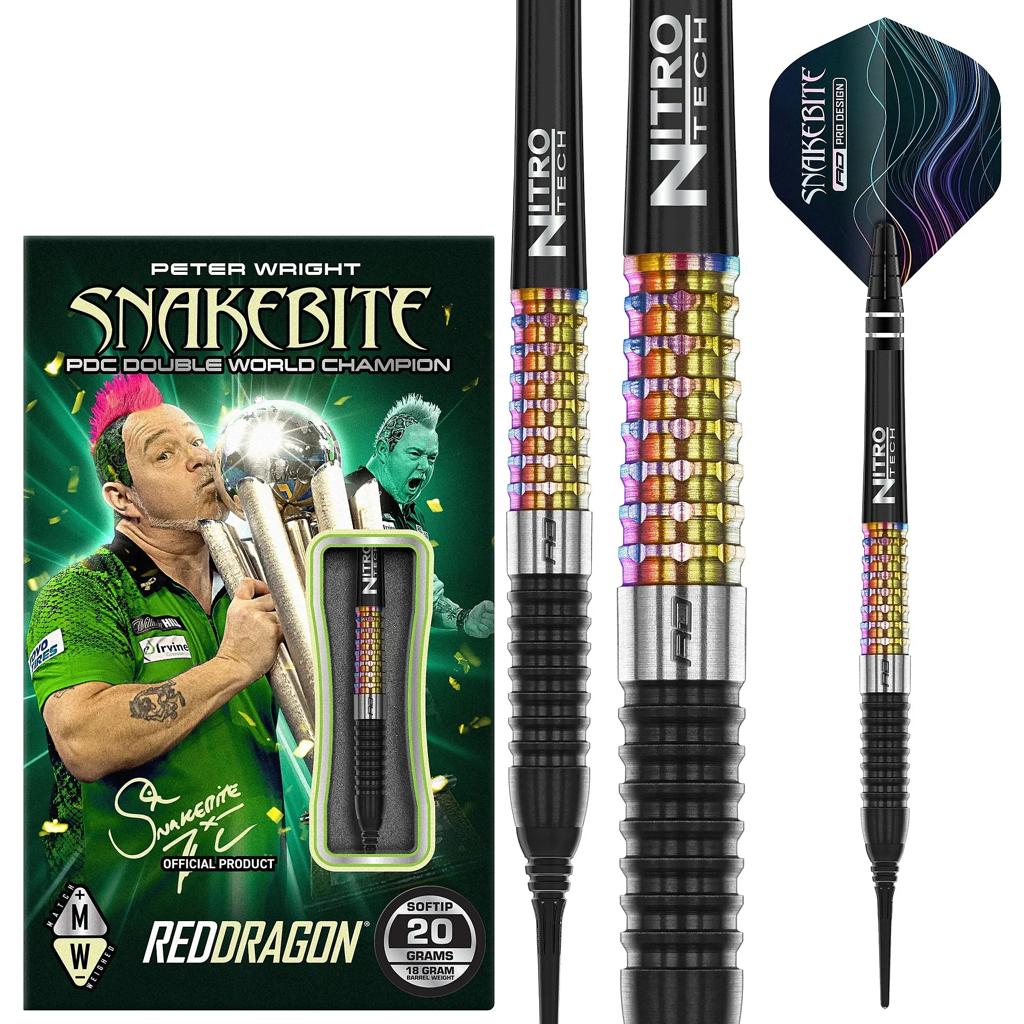 Red Dragon Peter Wright CORRA Soft Dart 20g/90%