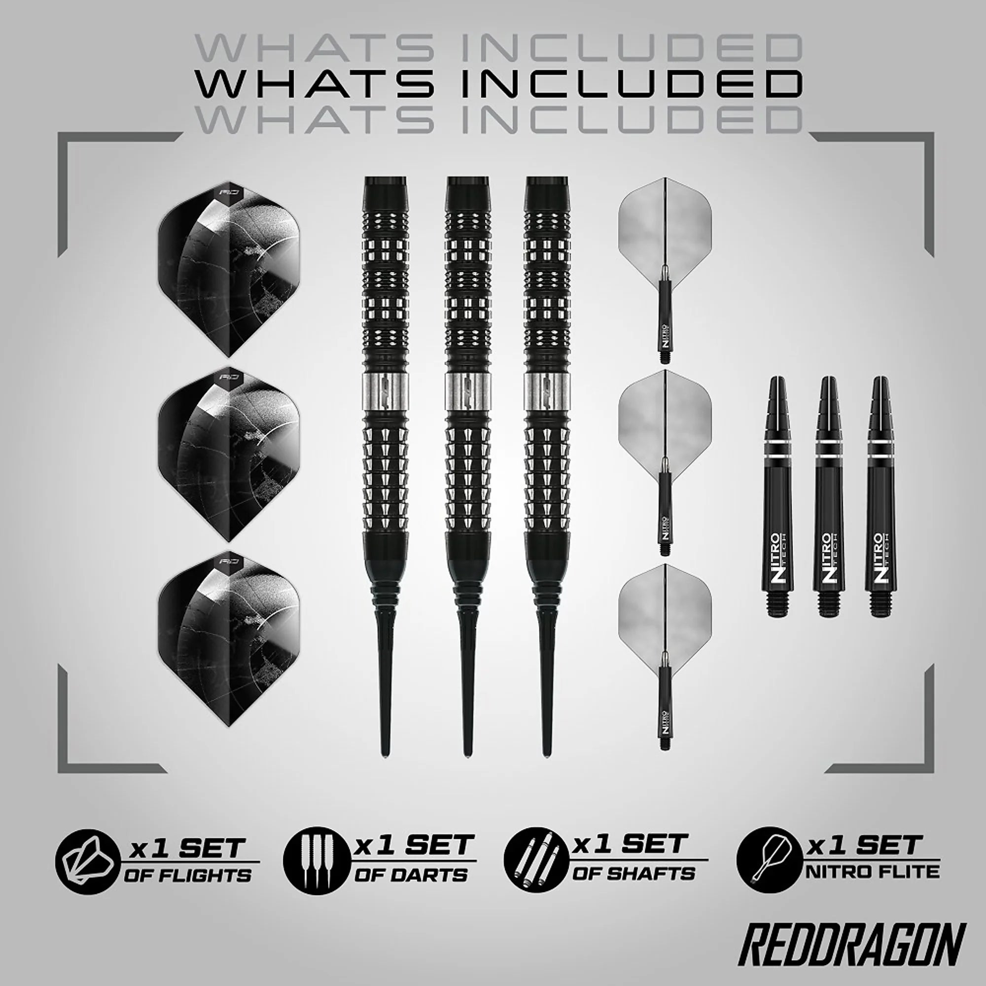 Red Dragon RECON PARALLEL Soft Dart 20g/90%