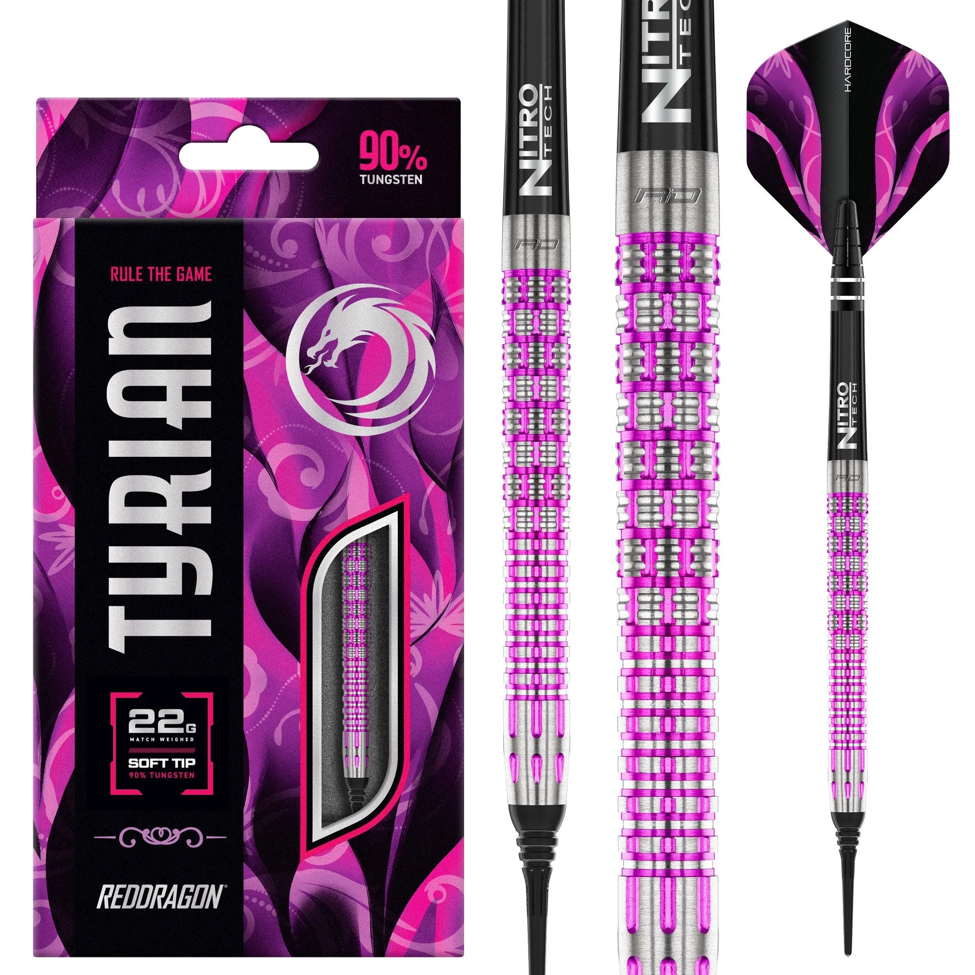 Red Dragon TYRIAN Soft Dart 22g/90%