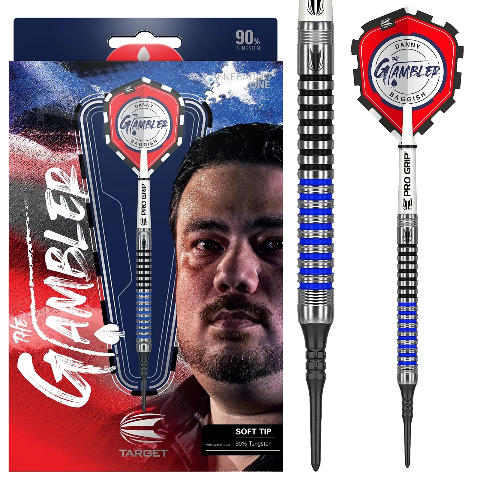 Target DANNY BEGGISH Gen1 Soft Darts 18g/90%
