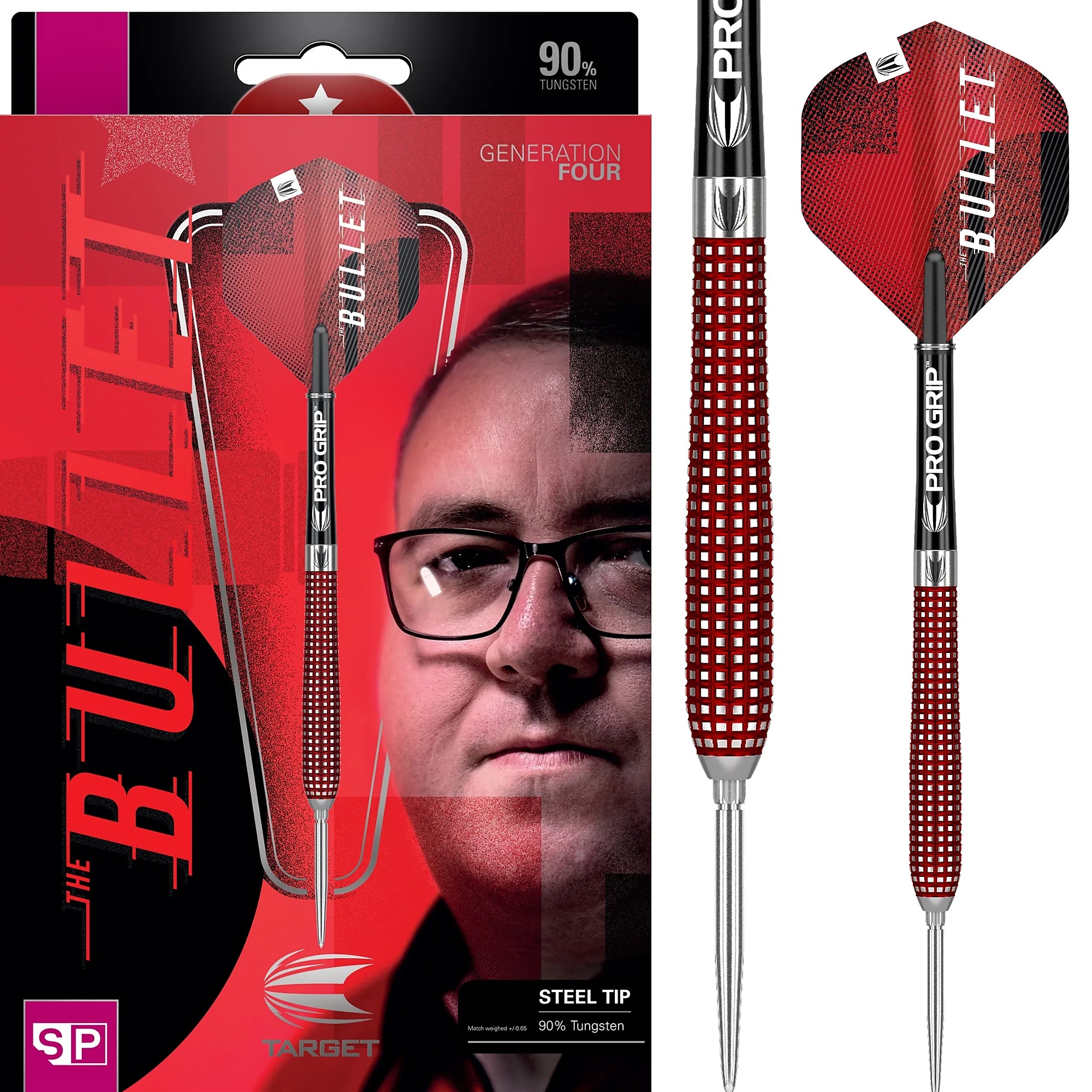 Target STEPHEN BUNTING Gen4 Steel Darts SP 23g/90%