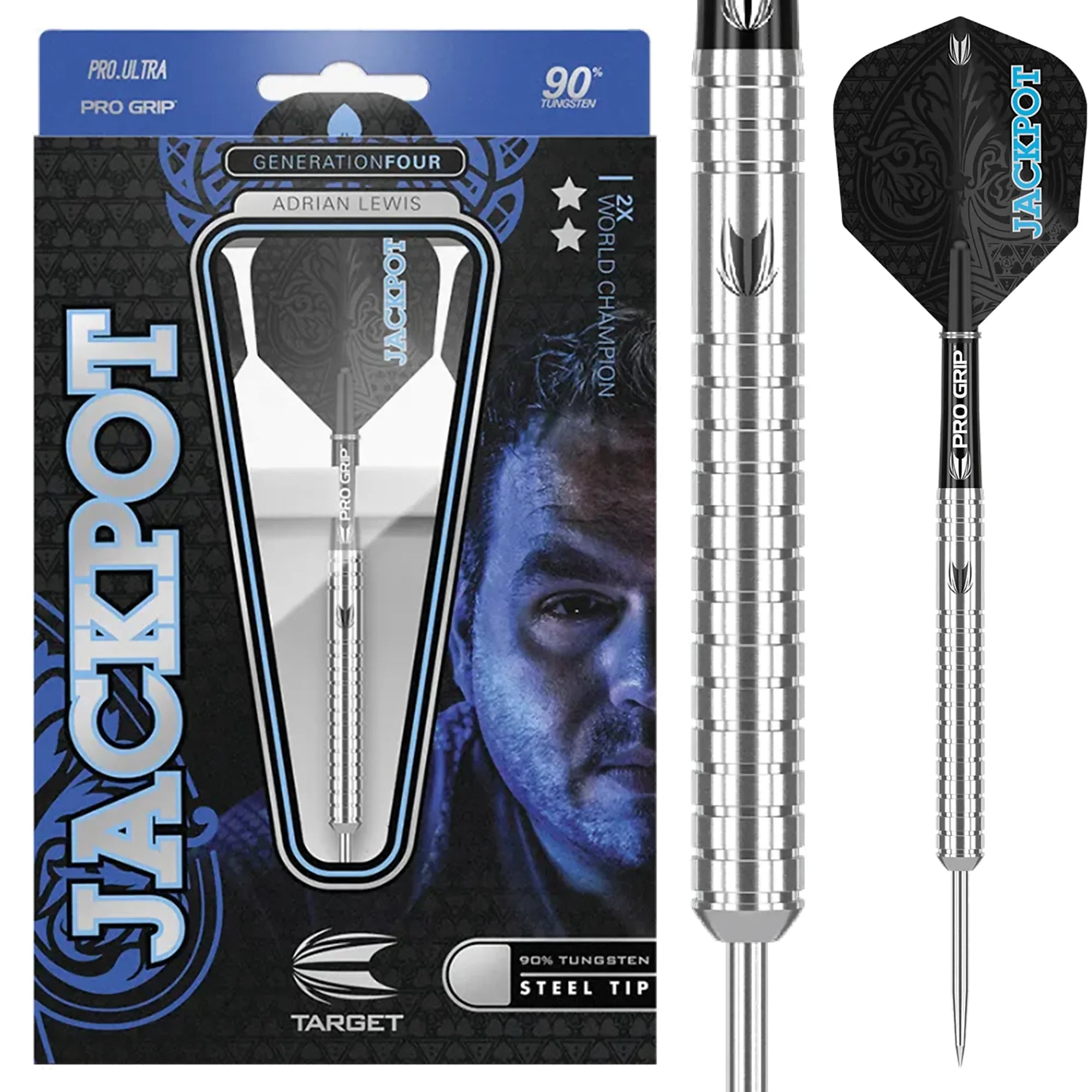 Target Adrian Lewis G4 Steel Darts 24g/90%