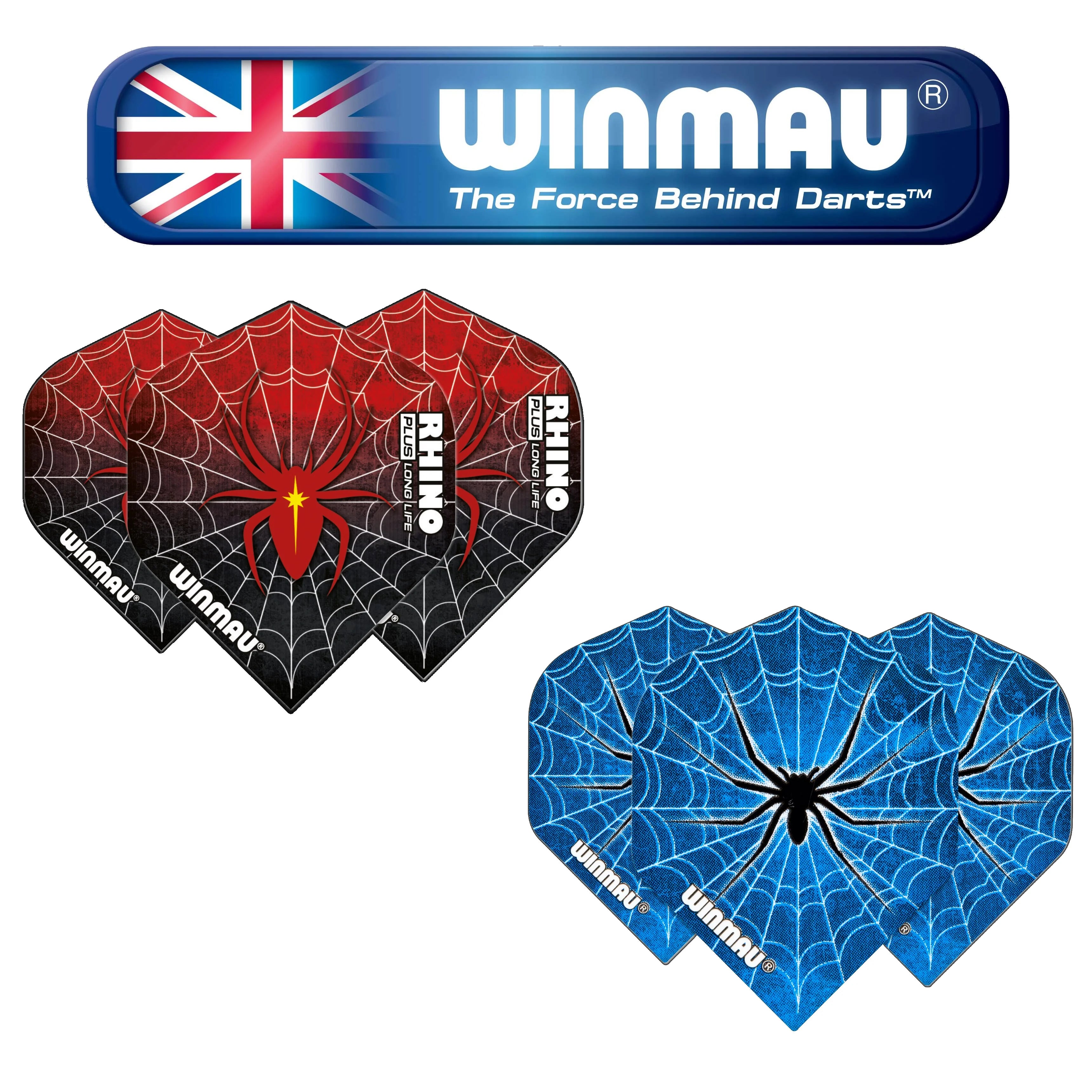 Winmau Mega Spider Dart Flight N02 100 Micron