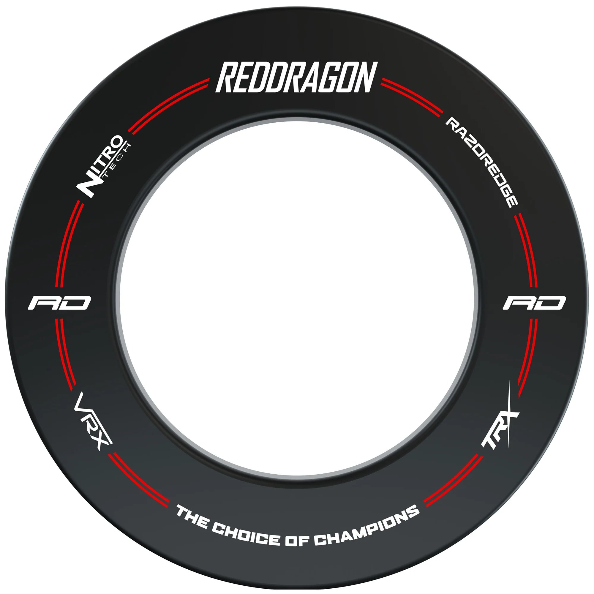 Red Dragon Black Dartboard Surround