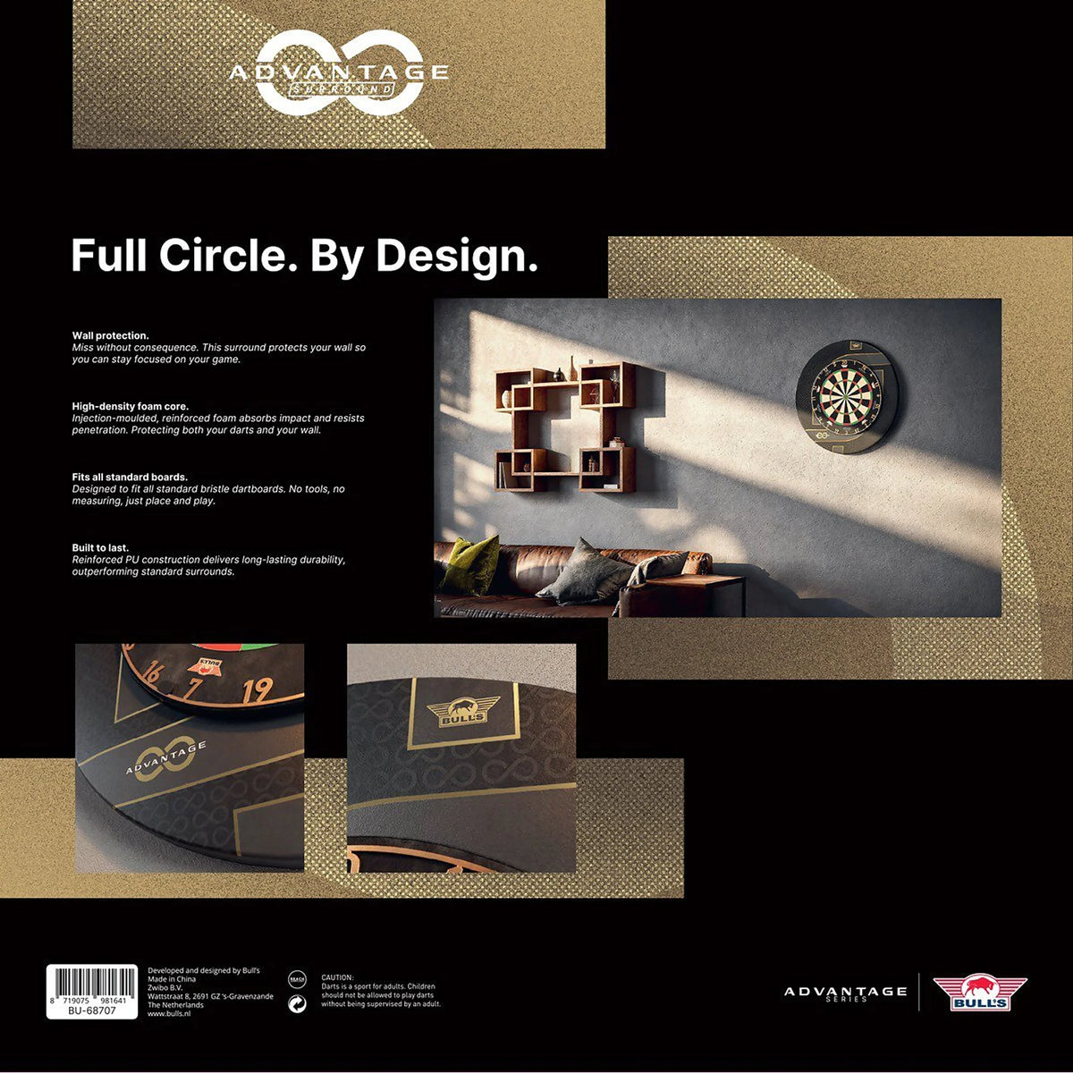 Bulls Advantage 8 Dartboard Surround