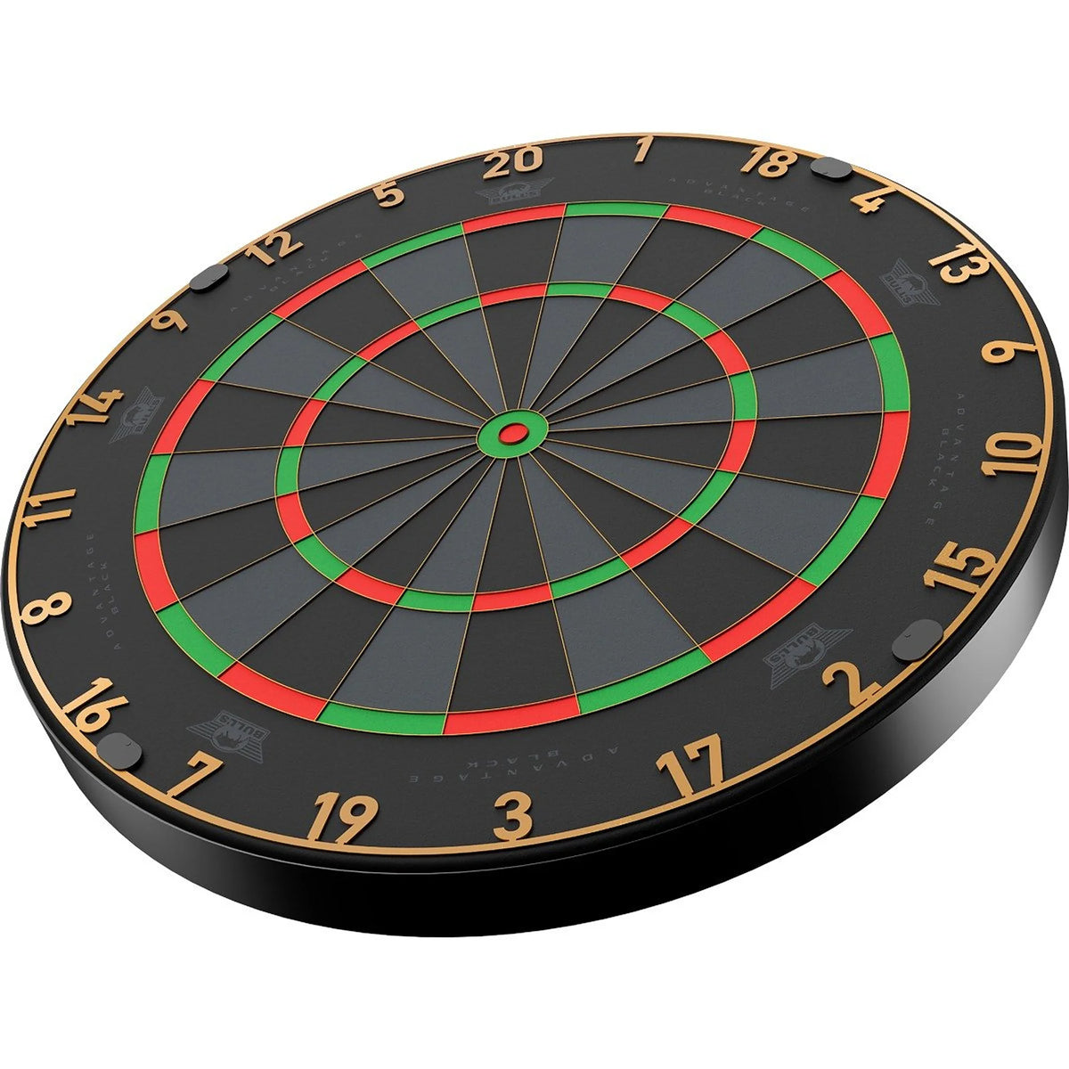 Bulls Advantage Black Steel Dartboard