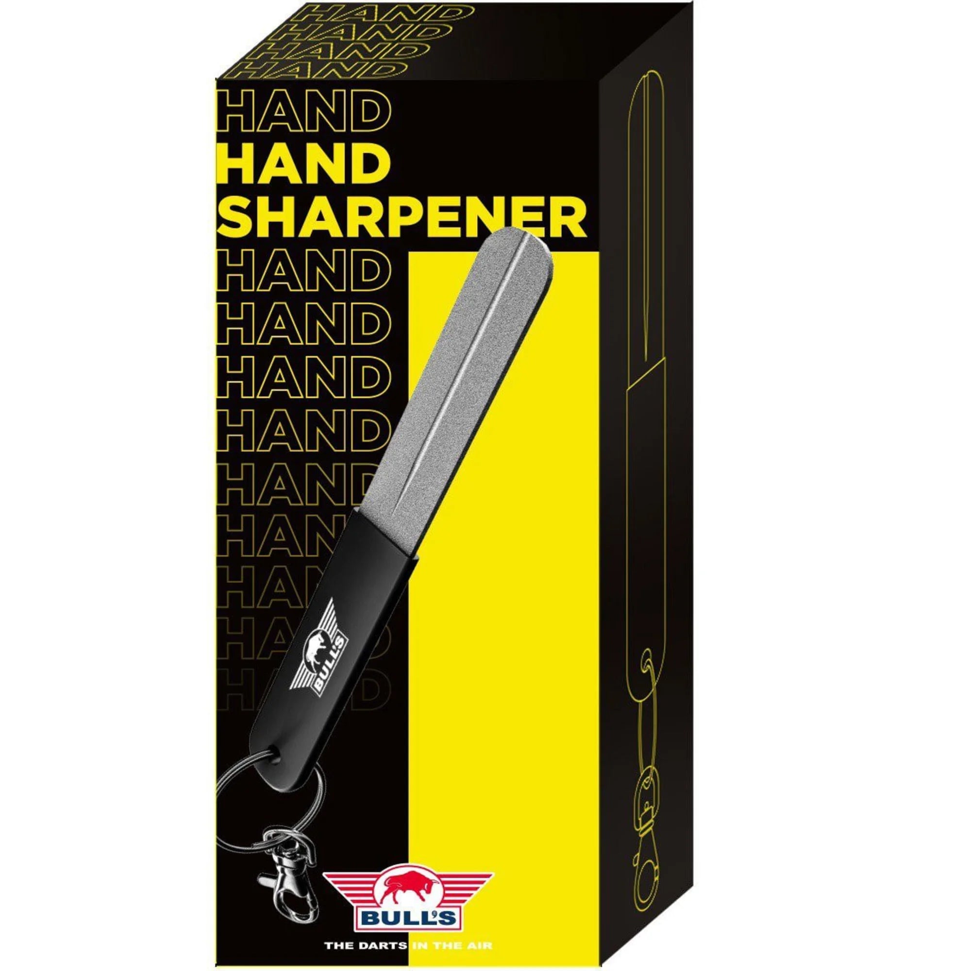 Bull's Grooved Flat Steeldart Spitzen Sharpener