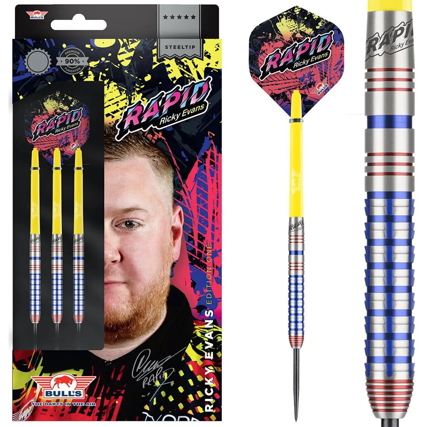 Bull's Ricky Evans Steel Dart 22g/90%