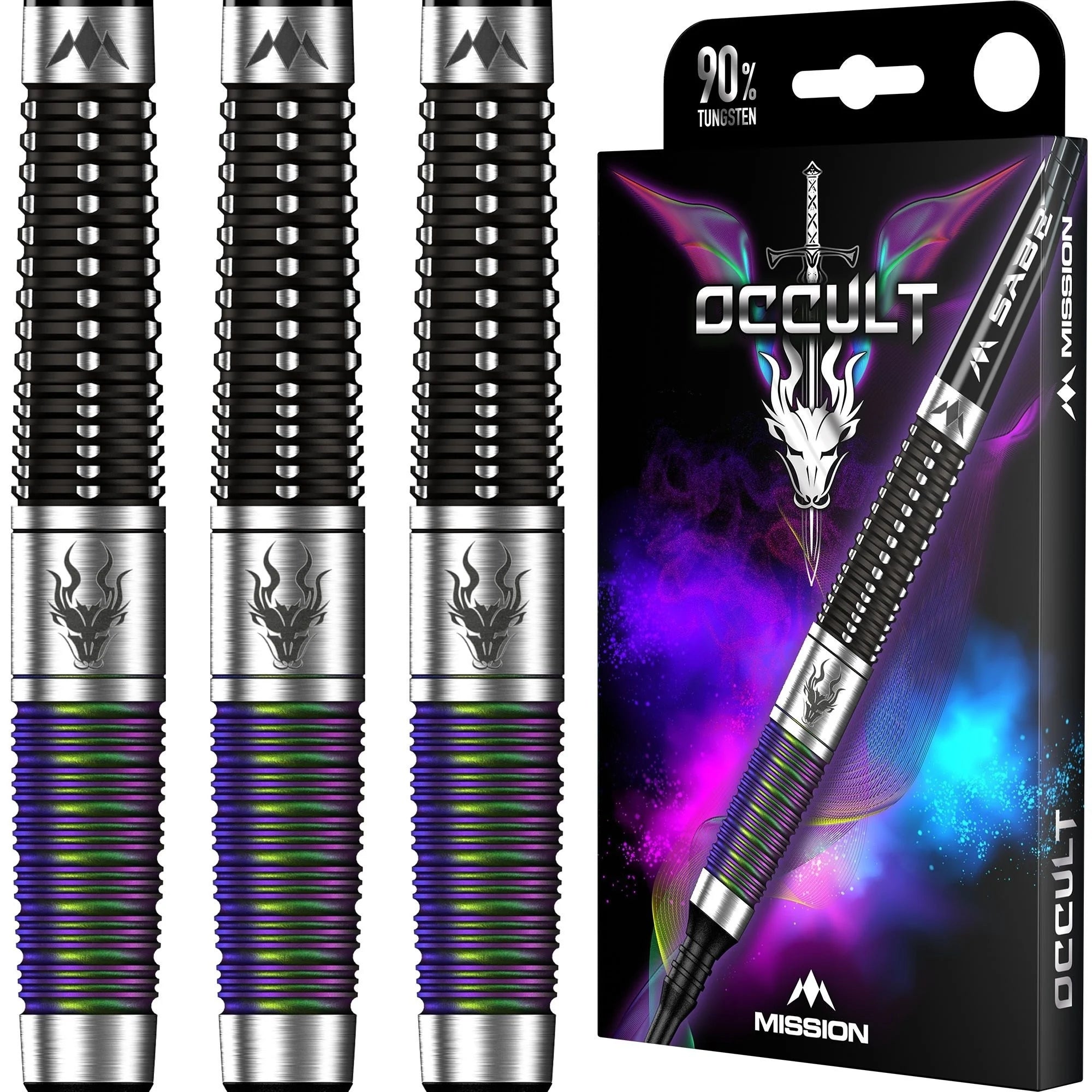 Mission OCCULT Black & Coral Soft Darts 18g/90%