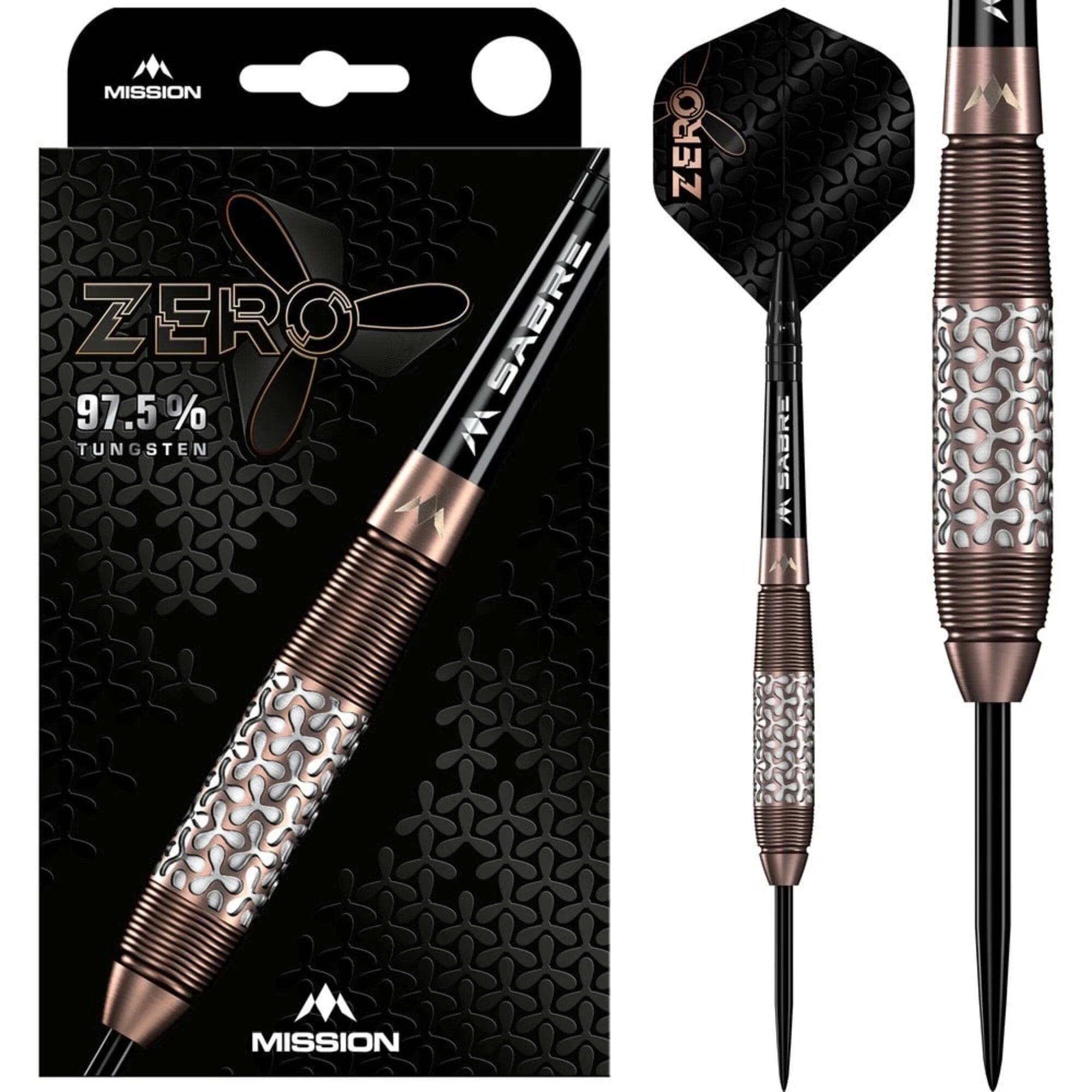 Mission ZERO Steel Darts 24g/97,5%