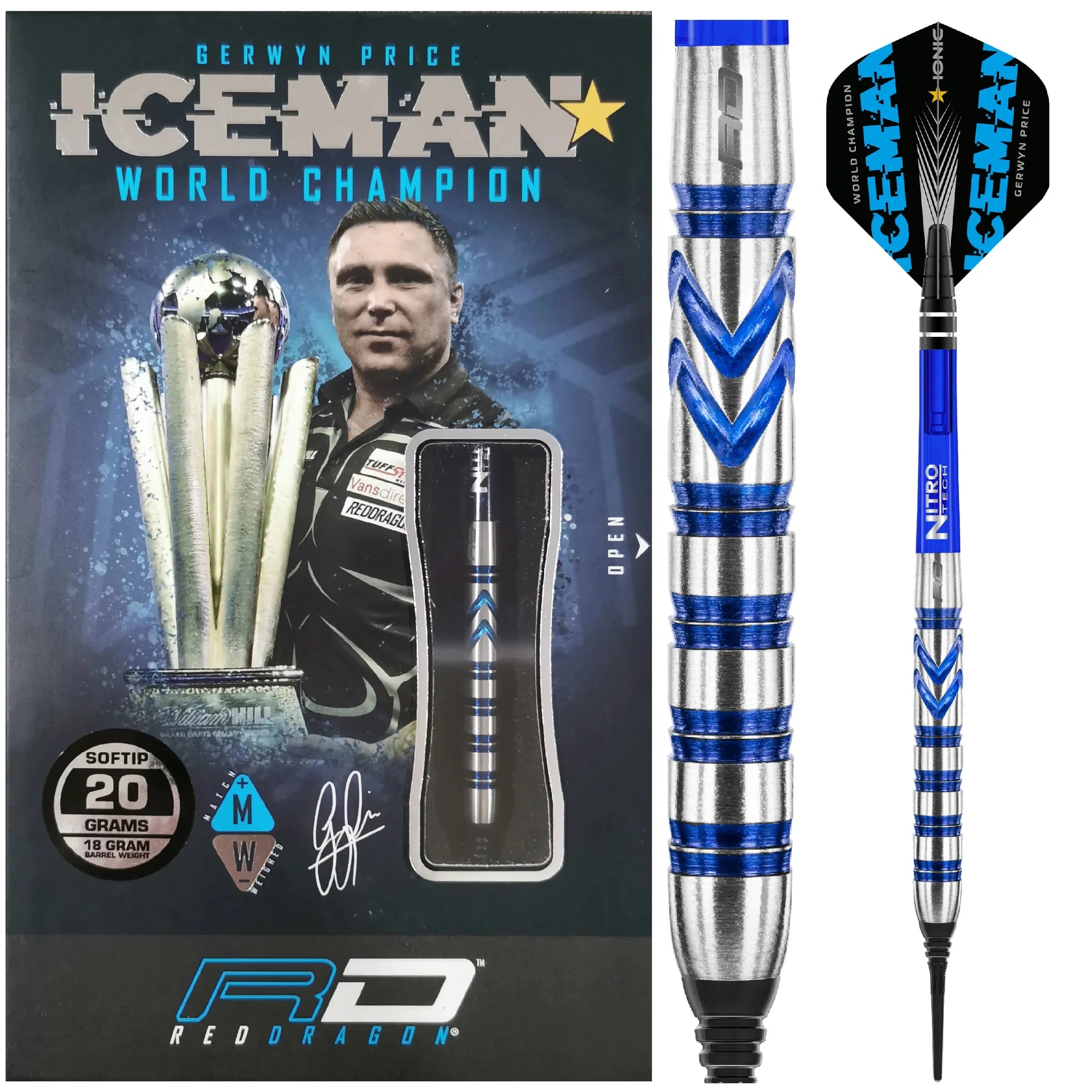 Red Dragon Gerwyn Price Soft Dart 20g/90%