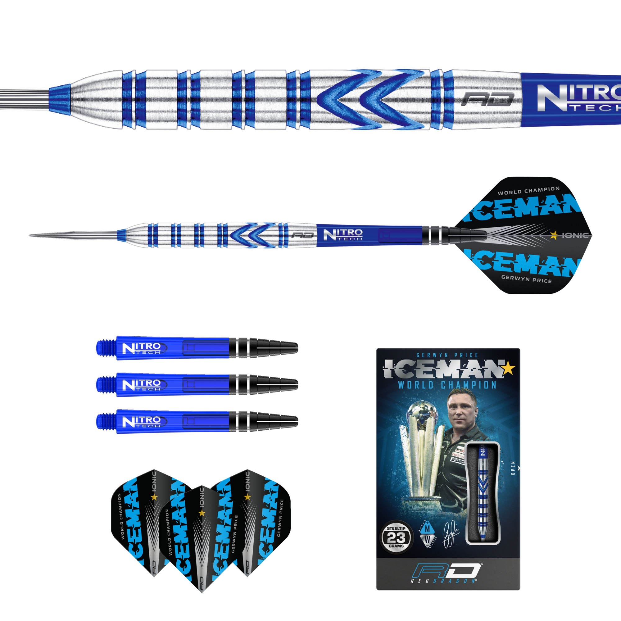 Red Dragon Gerwyn Price Match Steel Dart 23g/90%
