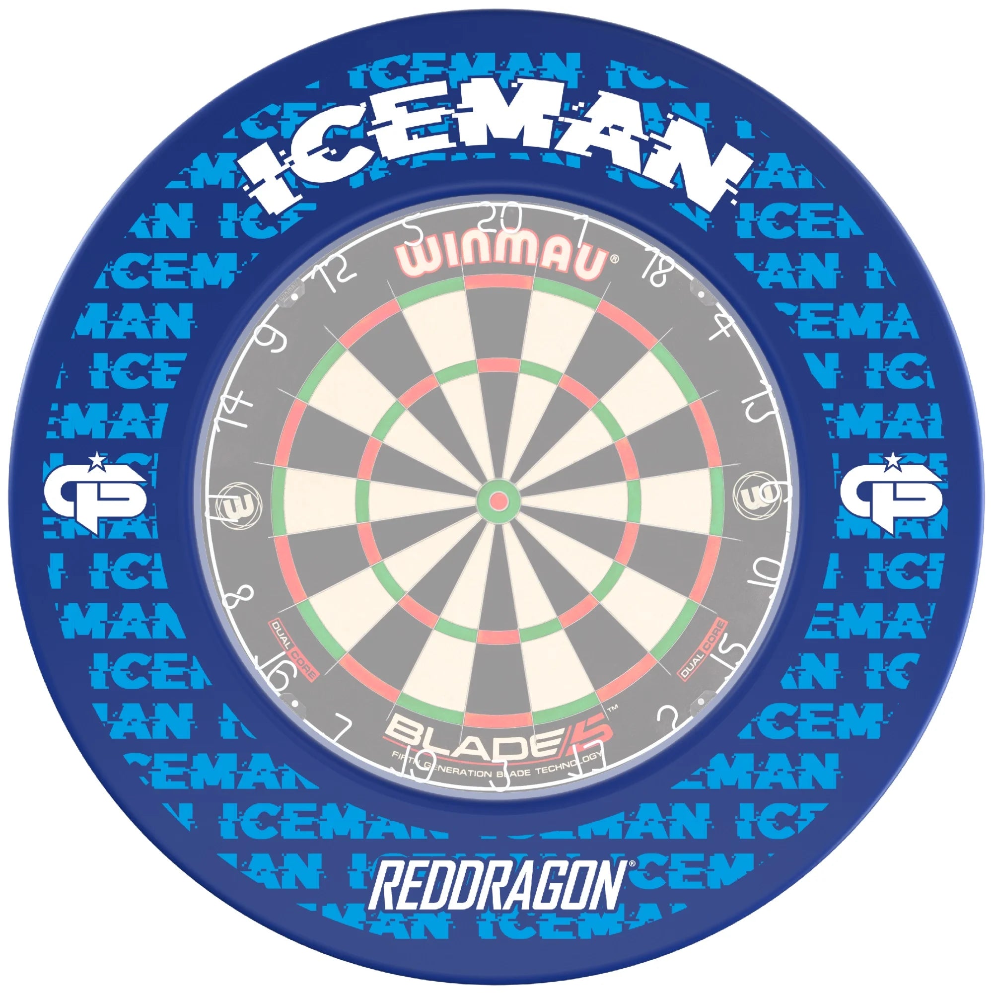 Red Dragon Gerwyn Price Iceman Dartboard Surround