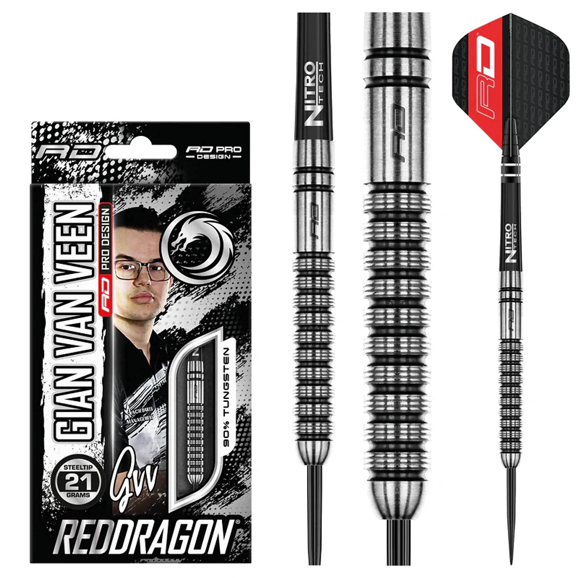 Red Dragon Gian van Veen Steeldarts 24g