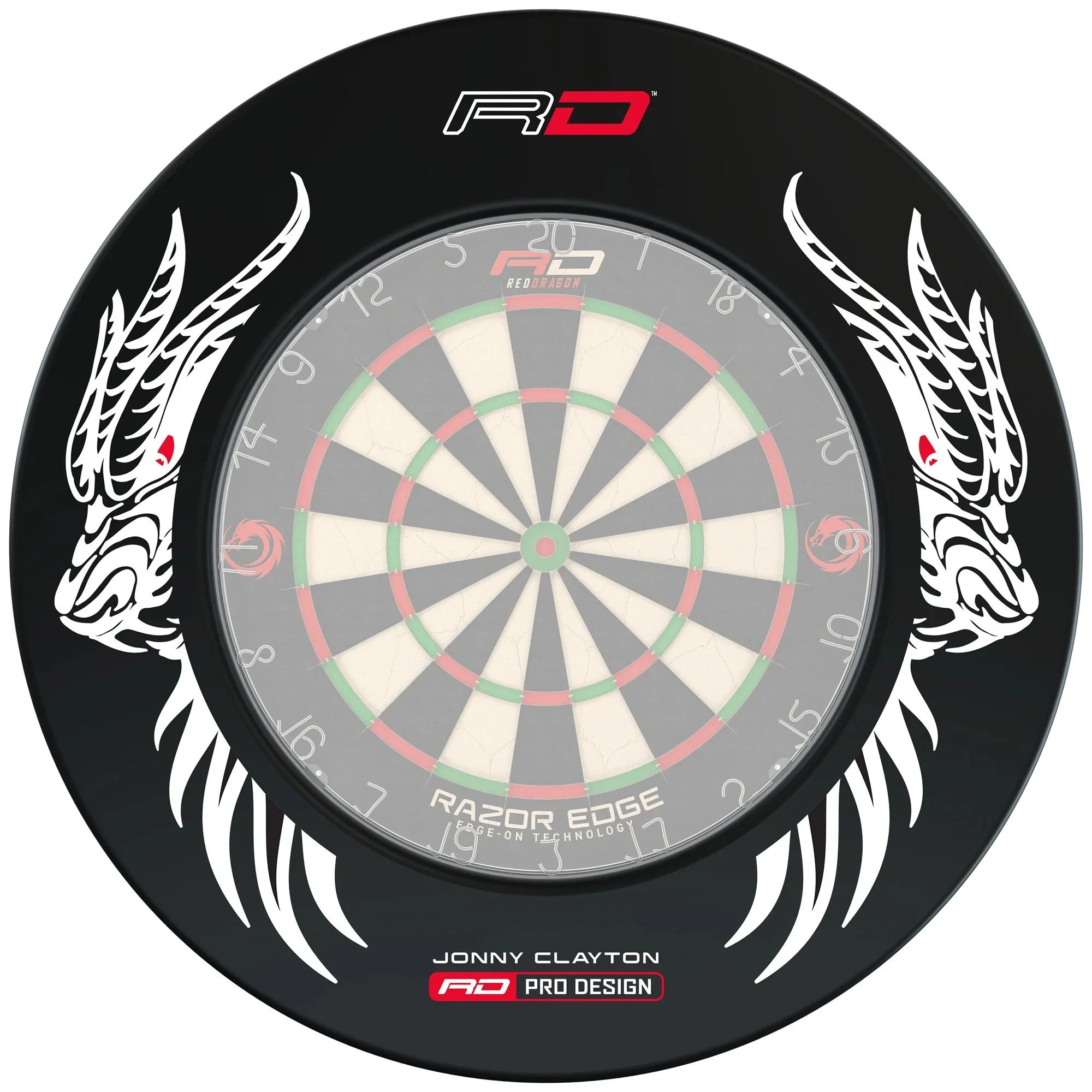 Red Dragon Jonny Clayton Dart Board Surround