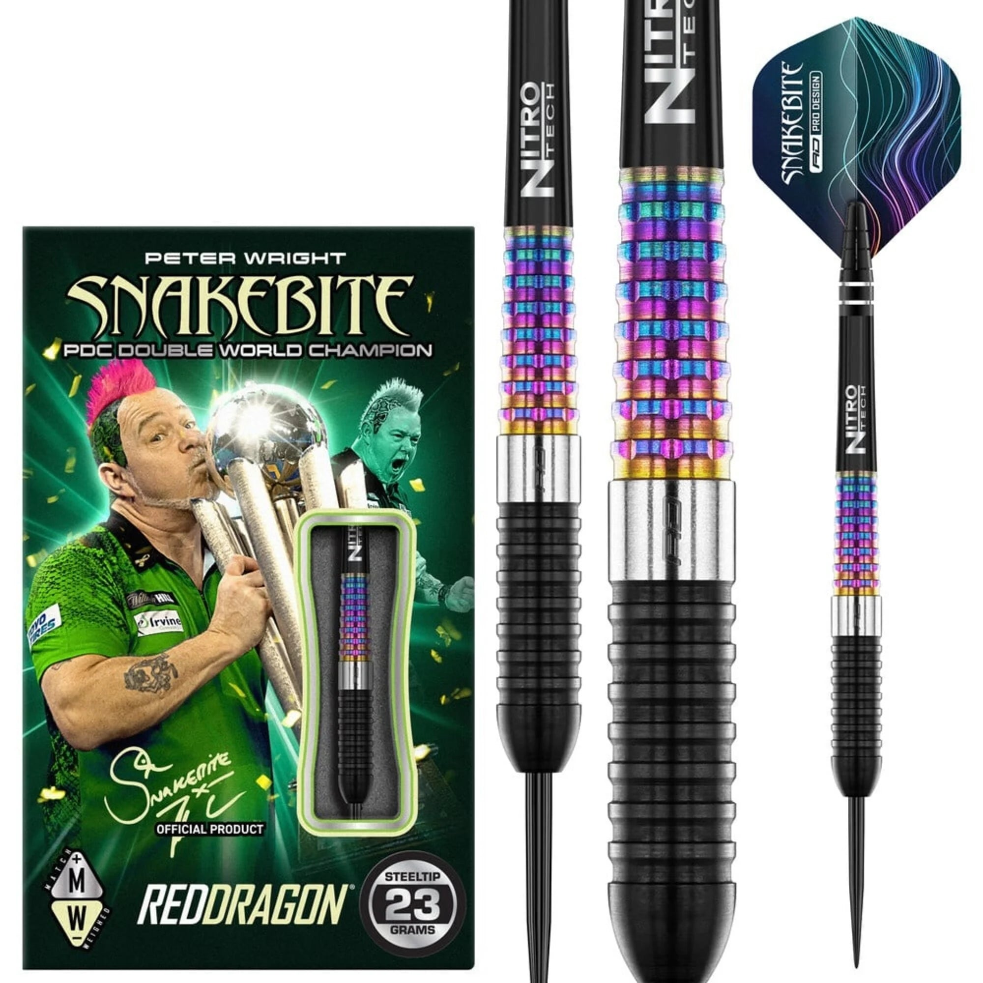 Red Dragon Peter Wright CORRA Steel Dart 22g/90%